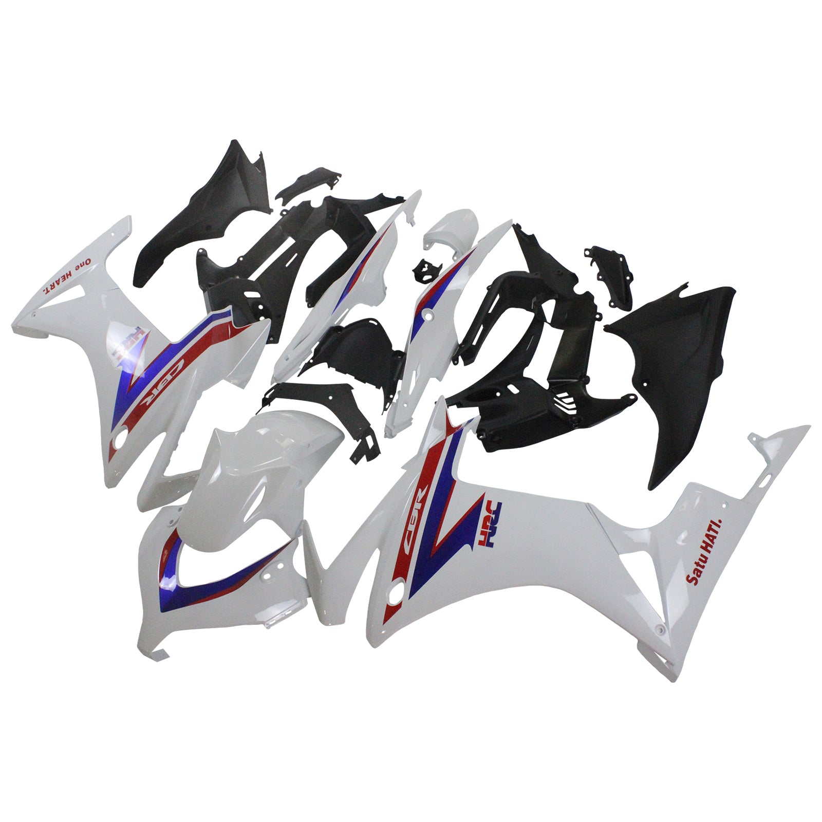 Amotopart 2013-2015 CBR500R Honda Rot&Blue Style2 Verkleidungssatz