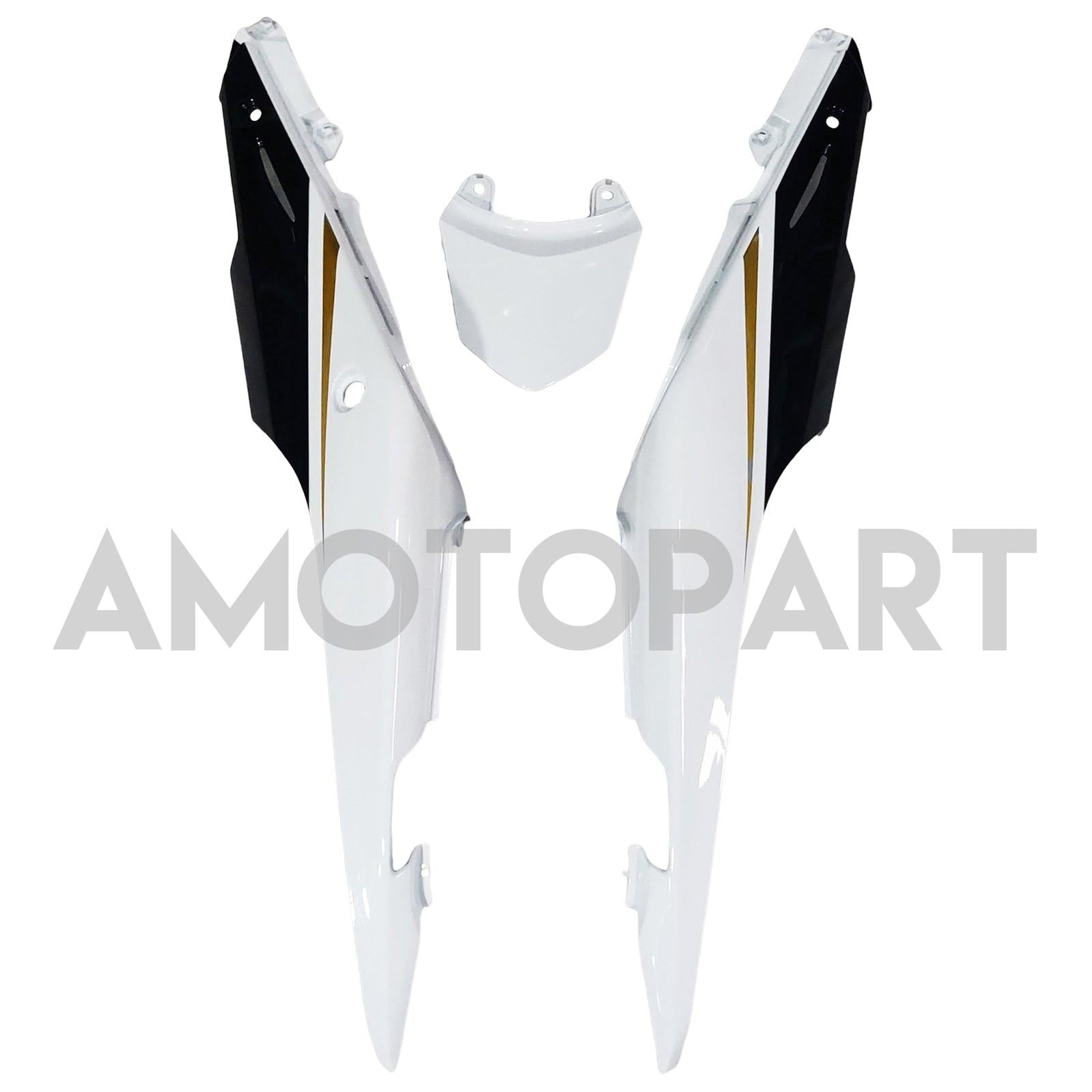 Amotopart 2013-2015 Honda CBR500R  White Black Fairing Kit