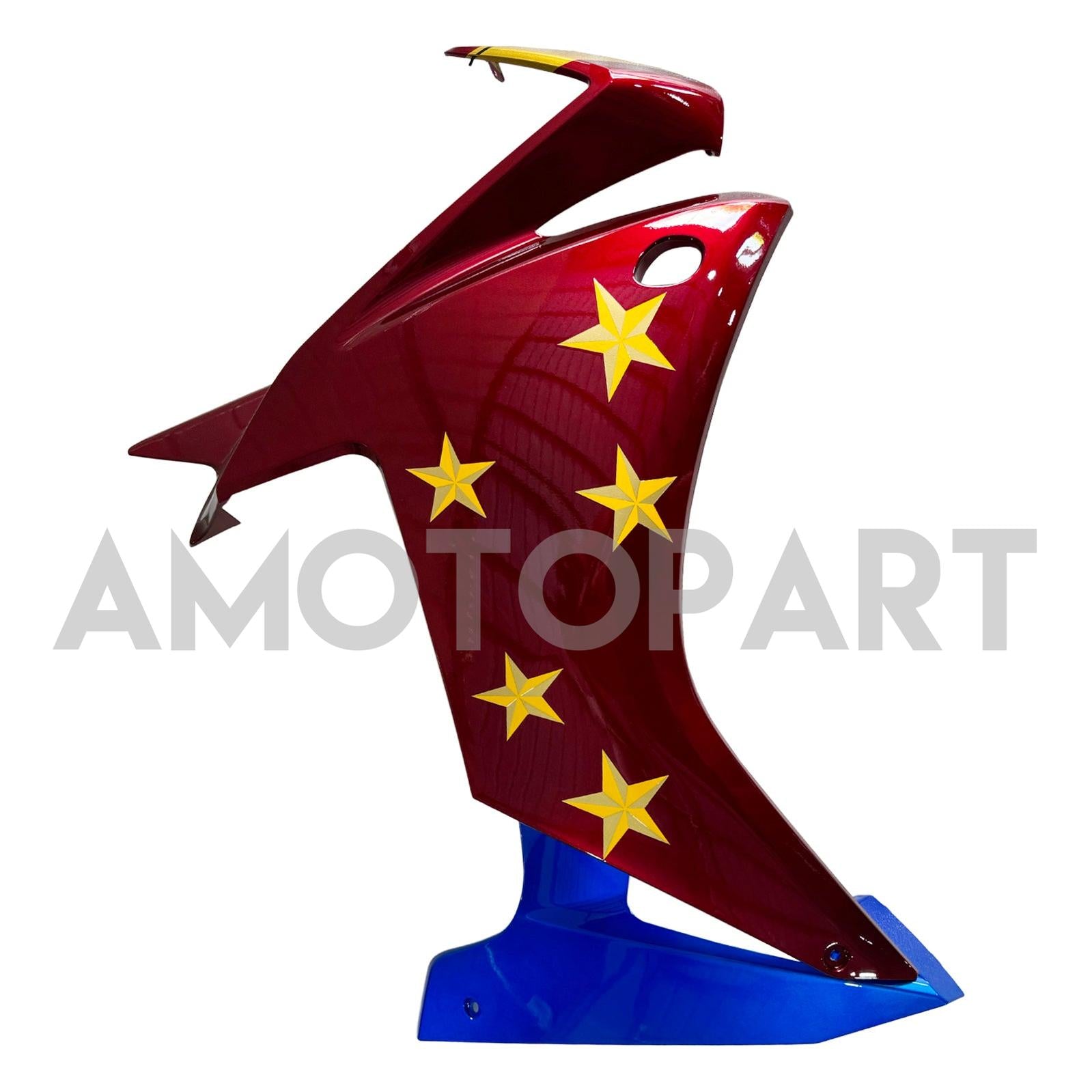 Amotopart 2013-2015 ホンダ CBR500R レッドブルー フェアリングキット