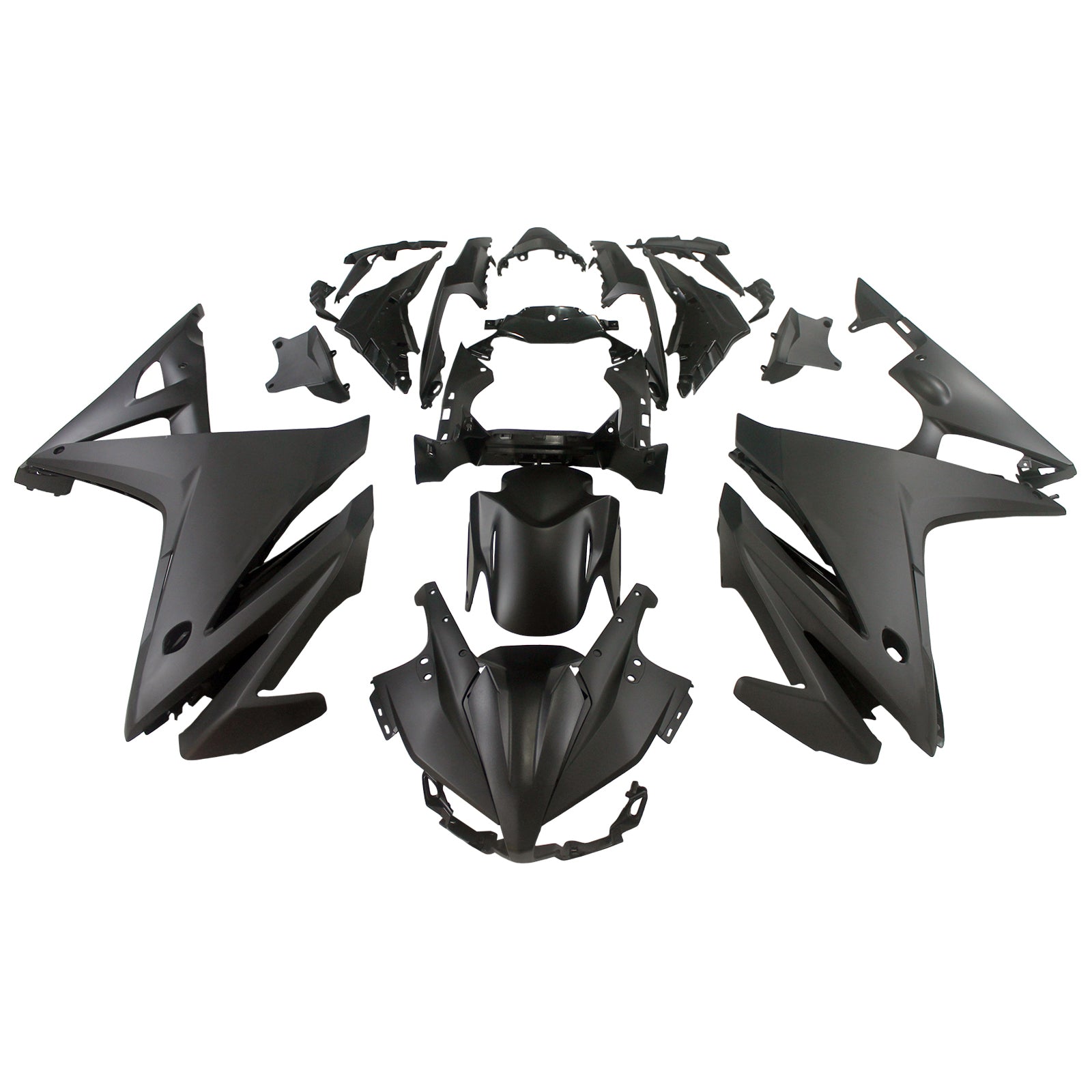 Amotopart 2016-2018 ホンダ CBR500R フェアリング マットブラックキット