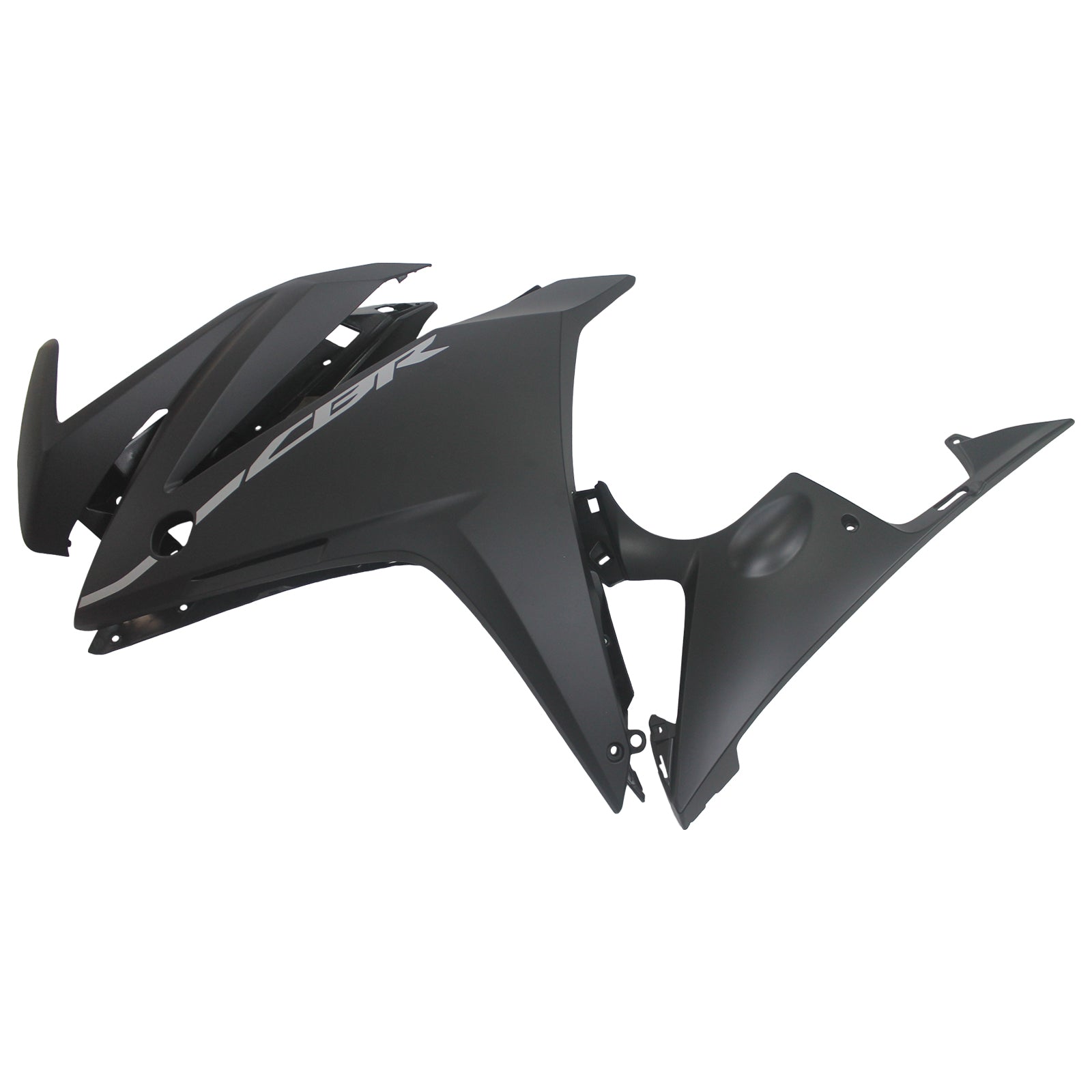 Amotopart 2016-2018 Honda CBR500R Fairing Matte Black Kit