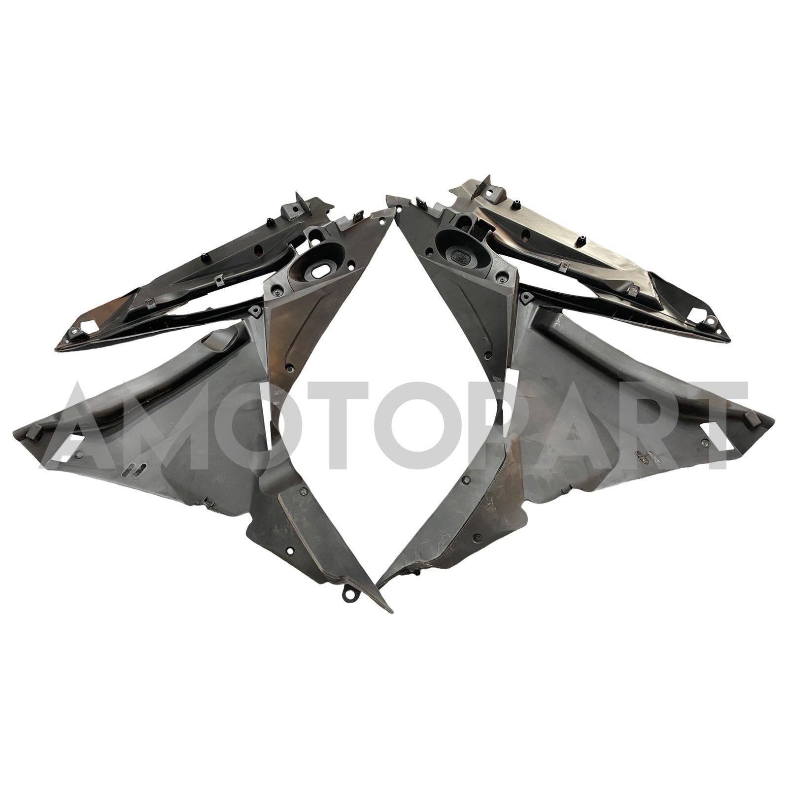 Amotopart 2016-2018 Honda CBR500R Fairing Yellow&Black Kit