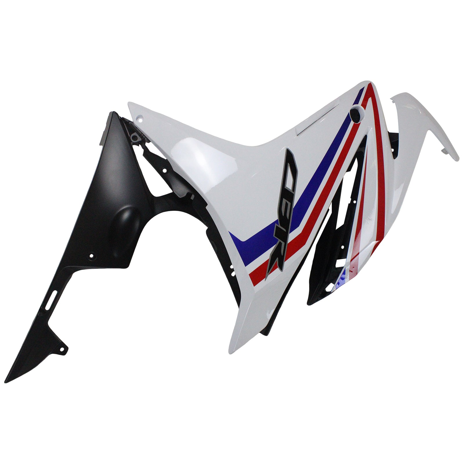 Amotopart 2016-2018 Honda CBR500R Fairing White&Red Kit