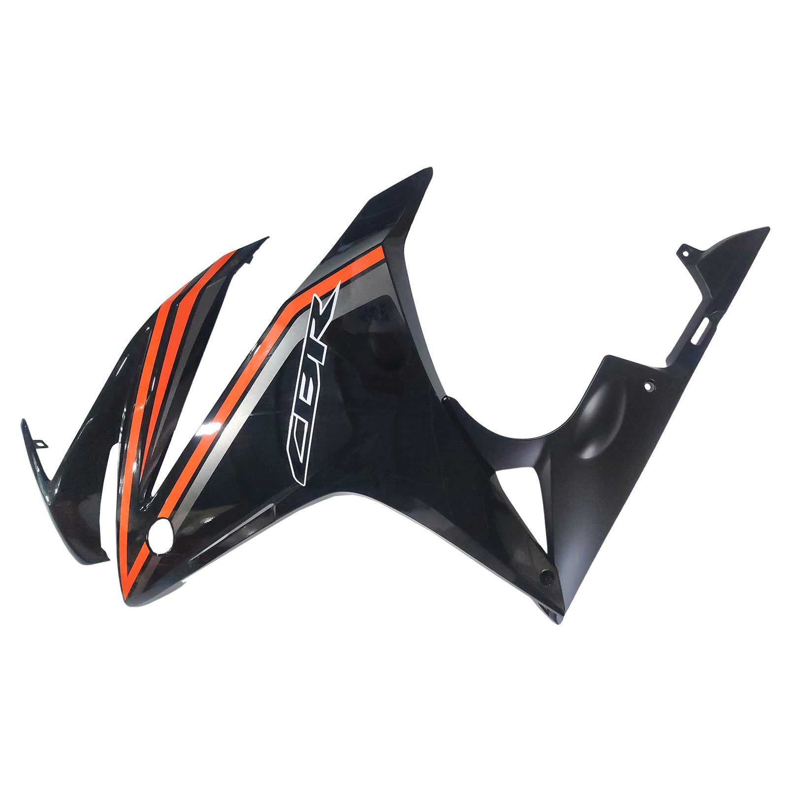 Amotopart 2016-2018 Honda CBR500R Kit de carenado negro naranja