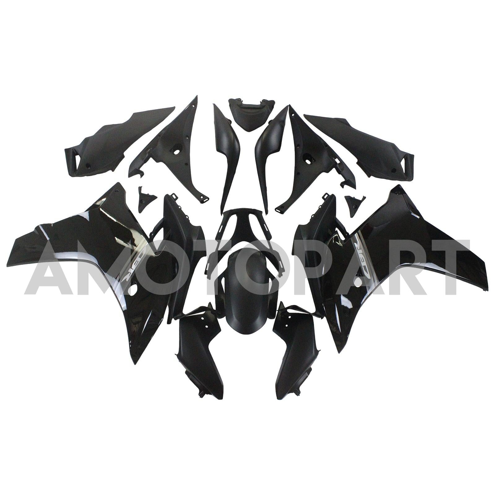 Amotopart 2011-2013 ホンダ CBR600F フェアリング ブラック Style2 キット