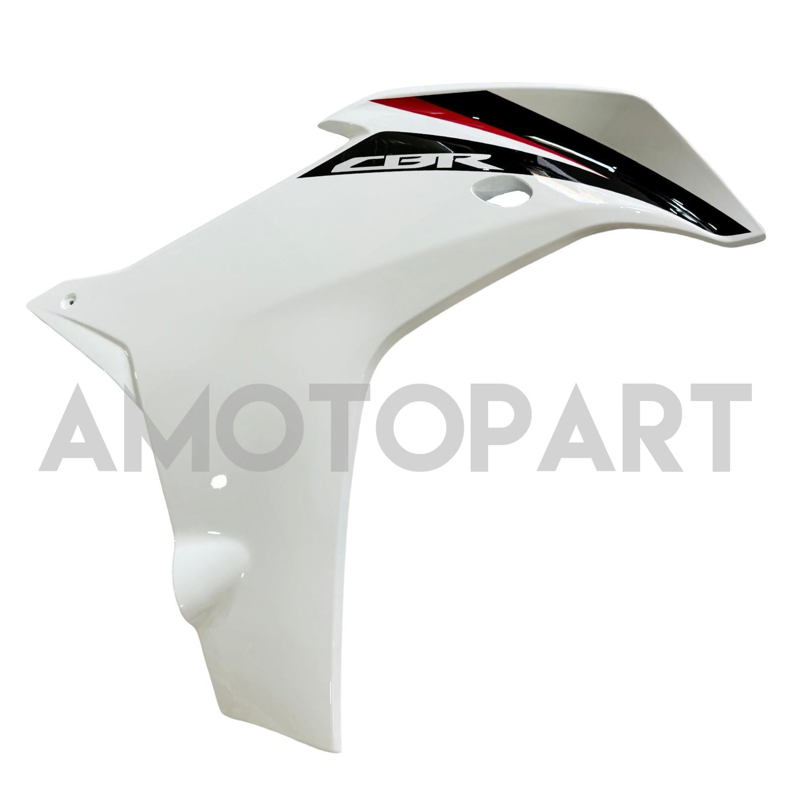 Amotopart 2011-2013 Honda CBR600F Fairing White&Red Kit