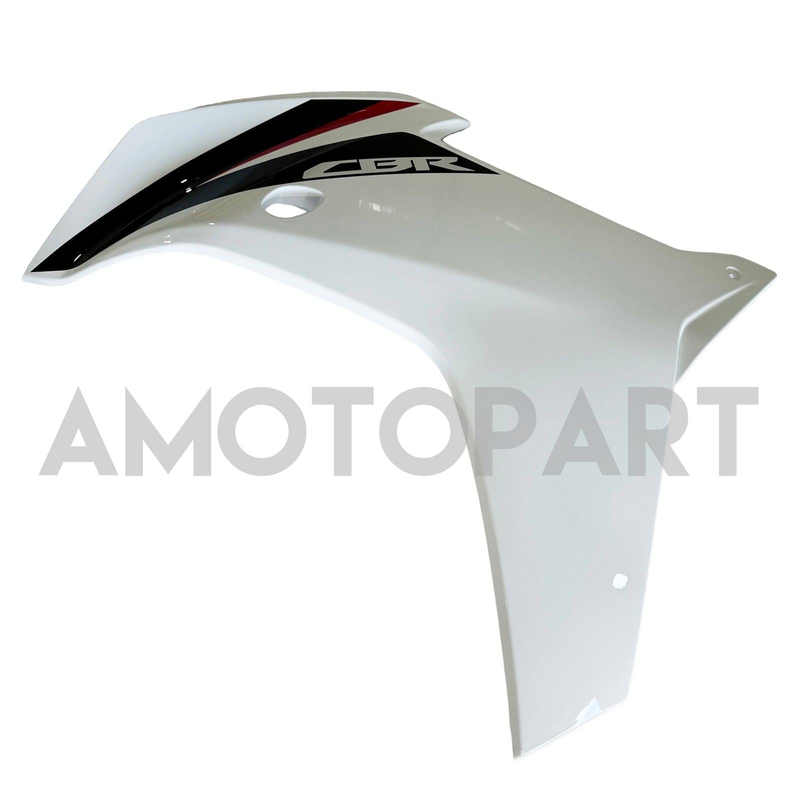Amotopart 2011-2013 Honda CBR600F Fairing White&Red Kit