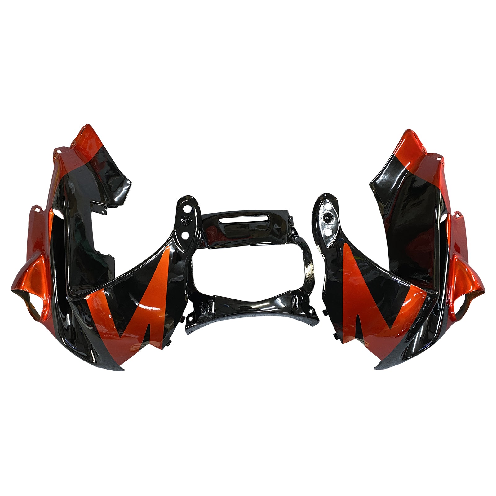 Amotopart 1991-1994 Honda CBR600 F2 Fairing Dark Orange&Black Kit