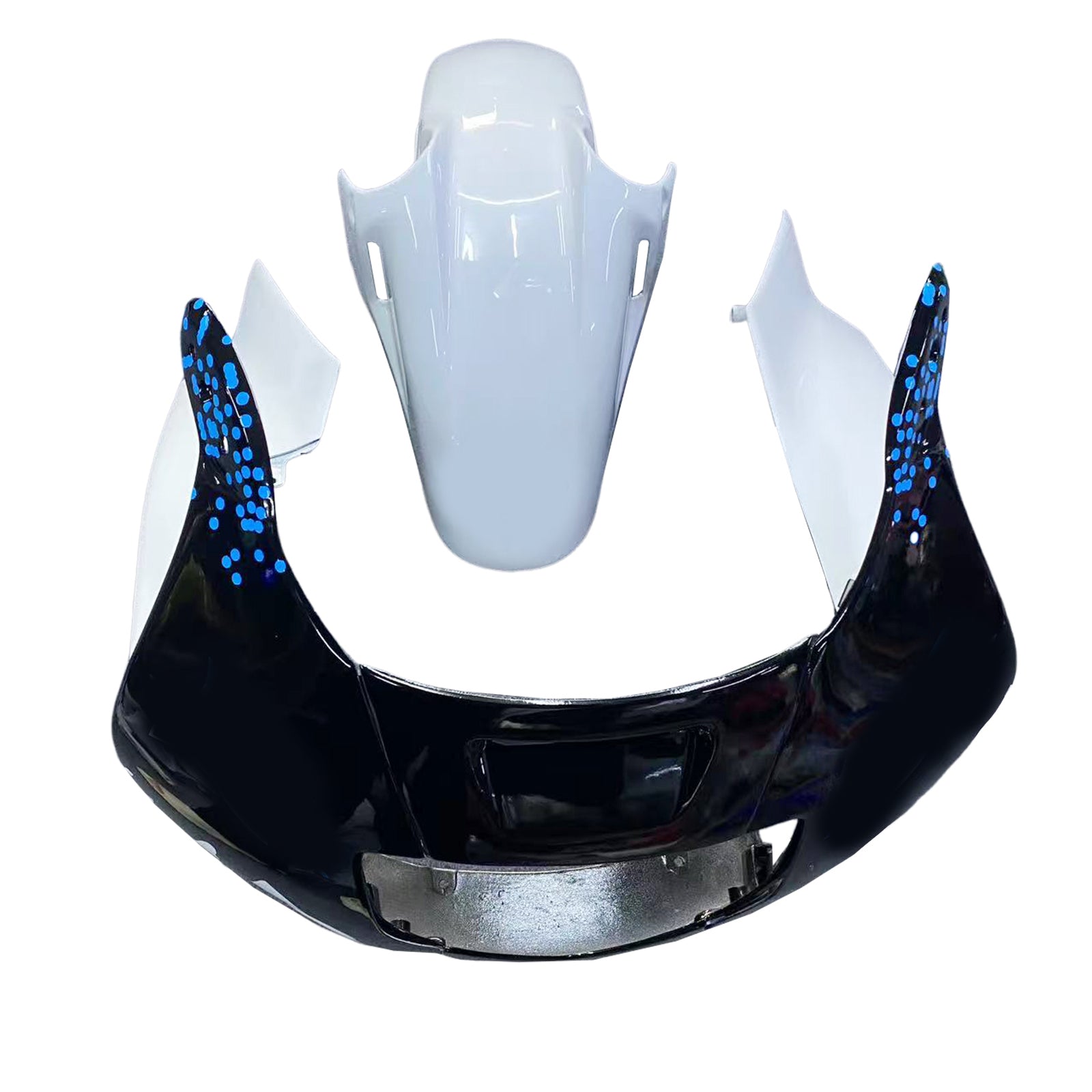 Amotopart 1991-1994 ホンダ CBR600 F2 ホワイト ブラック フェアリングキット