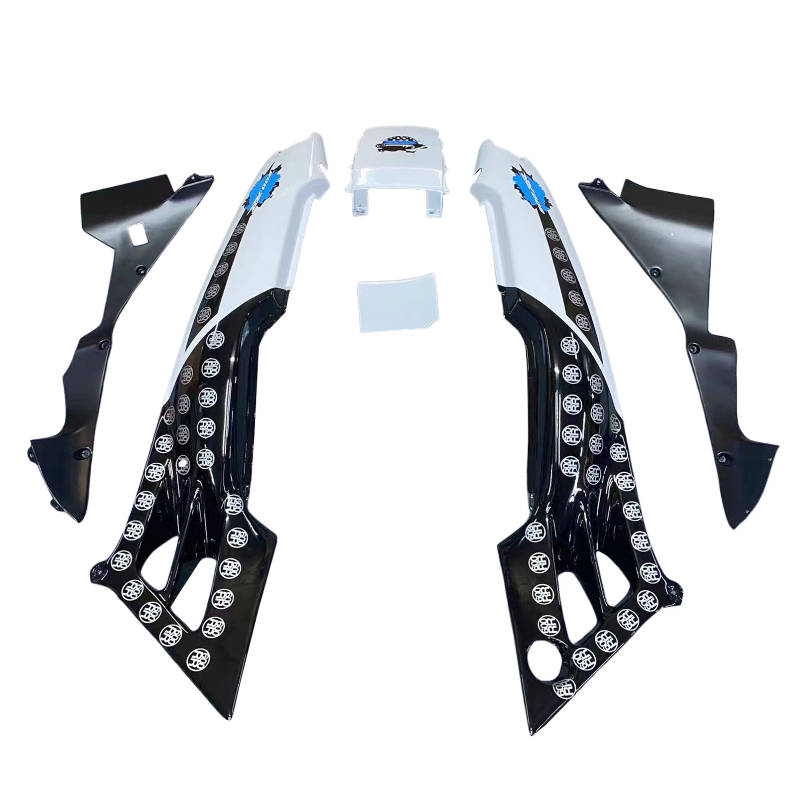Amotopart 1991-1994 Honda CBR600 F2 White Black Fairing Kit