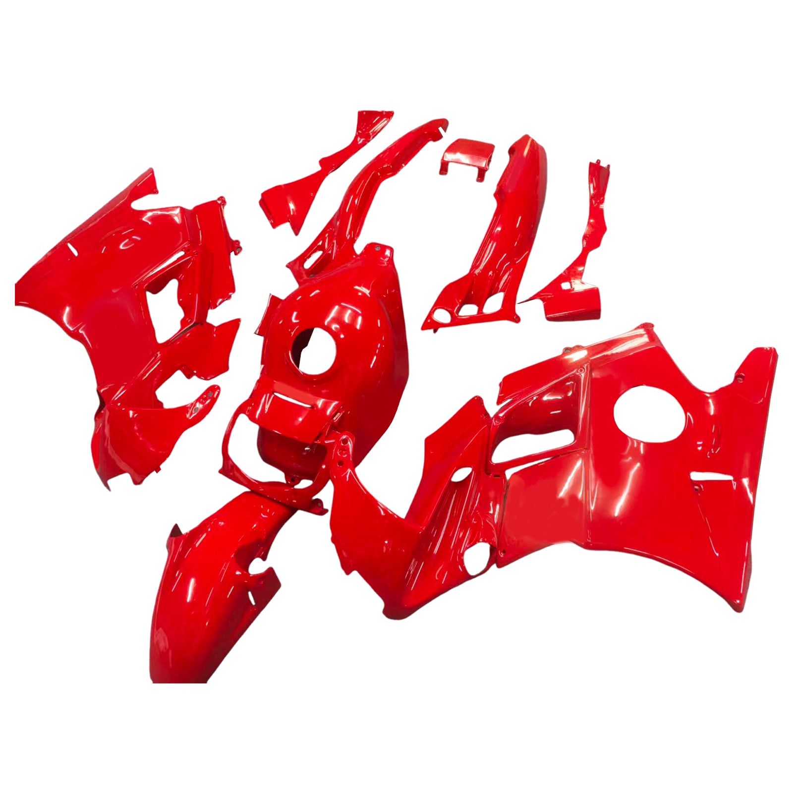 Amotopart 1991-1994 Honda CBR600 F2 Red Fairing Kit