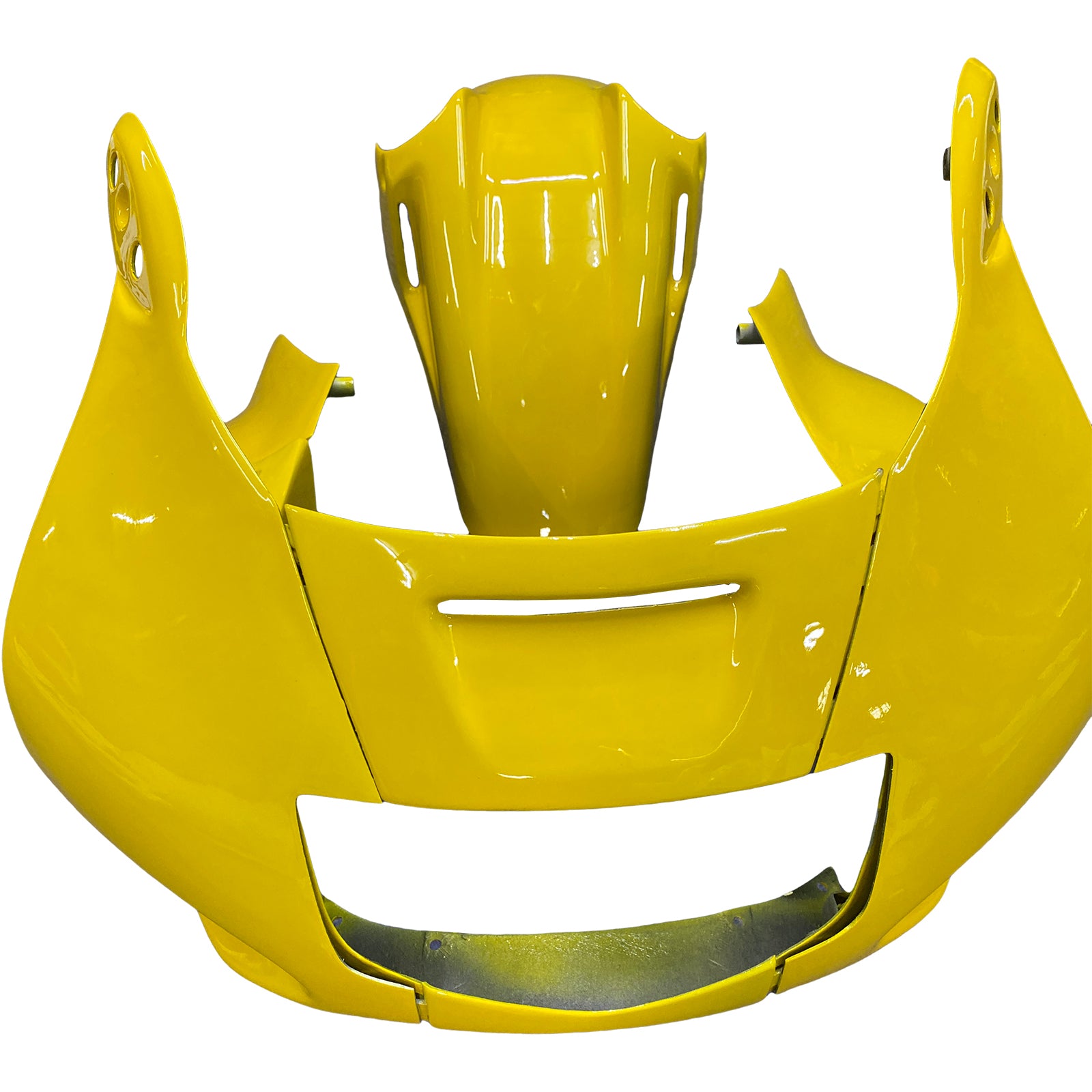 Amotopart 1991-1994 Honda CBR600 F2 Kit de carénage jaune blanc