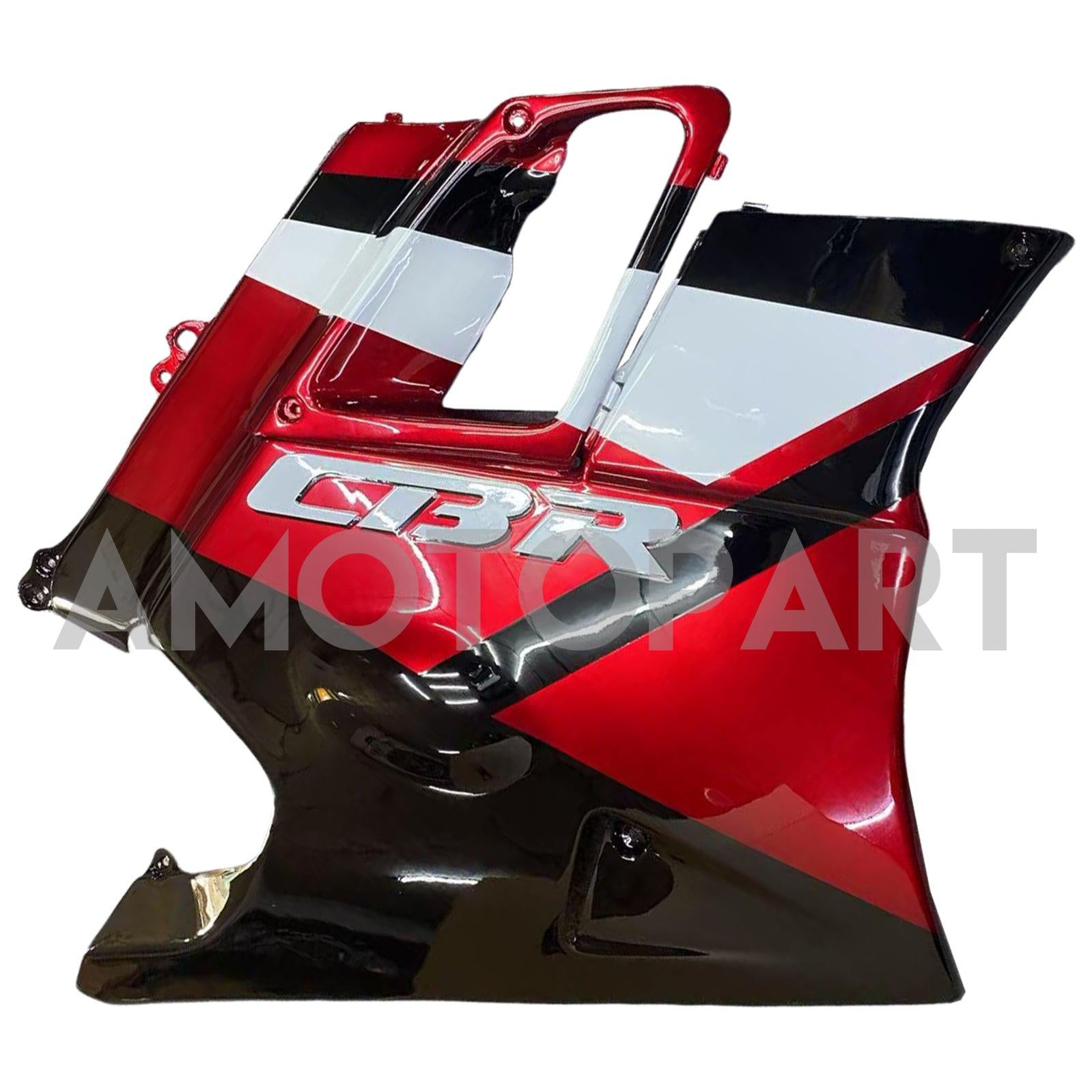 Amotopart 1991-1994 Honda CBR600 F2 Kit de carenagem preta branca vermelha
