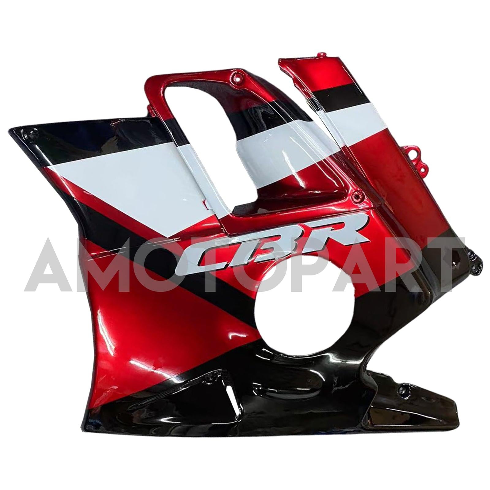 Amotopart 1991-1994 Honda CBR600 F2 Kit de carenagem preta branca vermelha