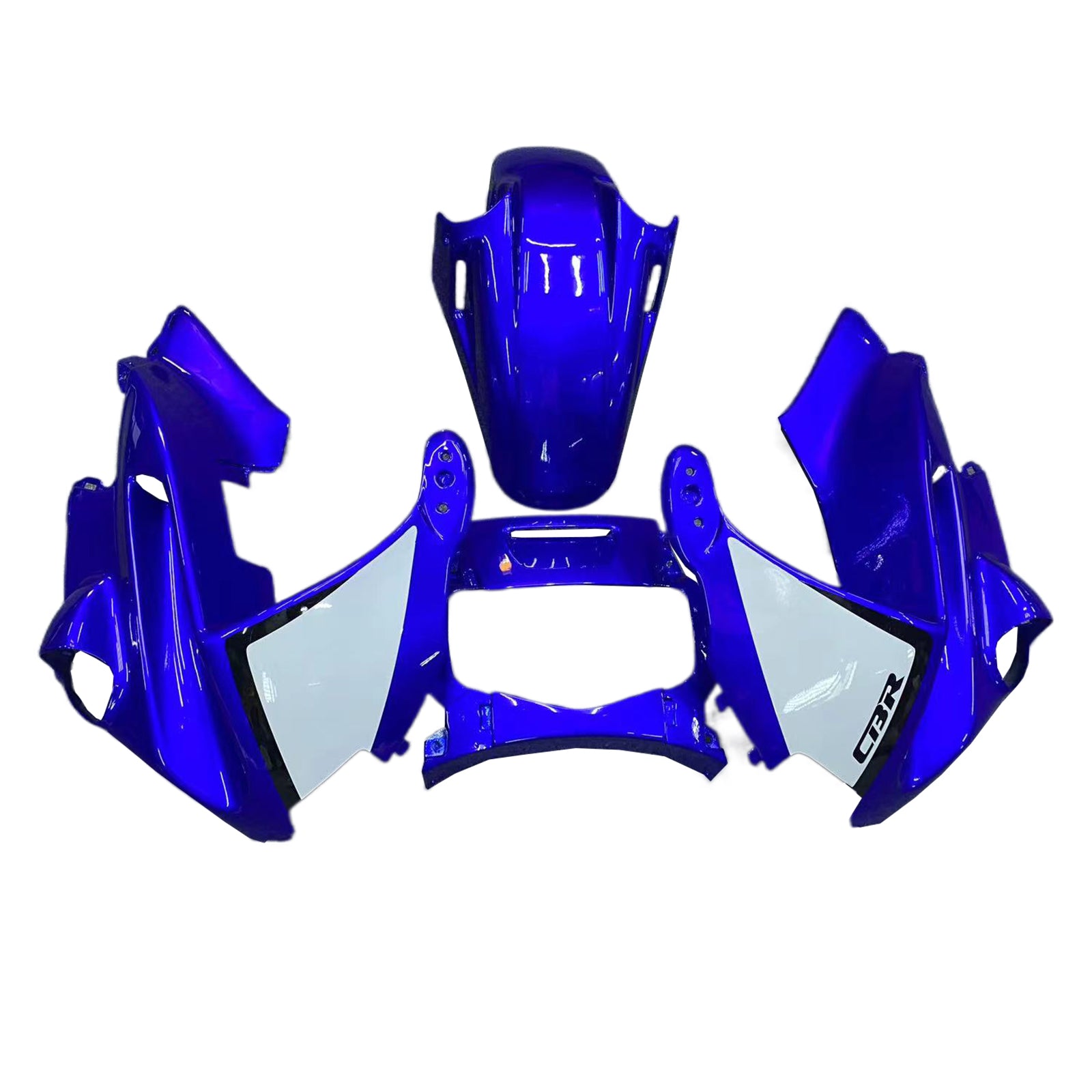 Amotopart 1991-1994 Honda CBR600 F2 Blue White Black Fairing Kit