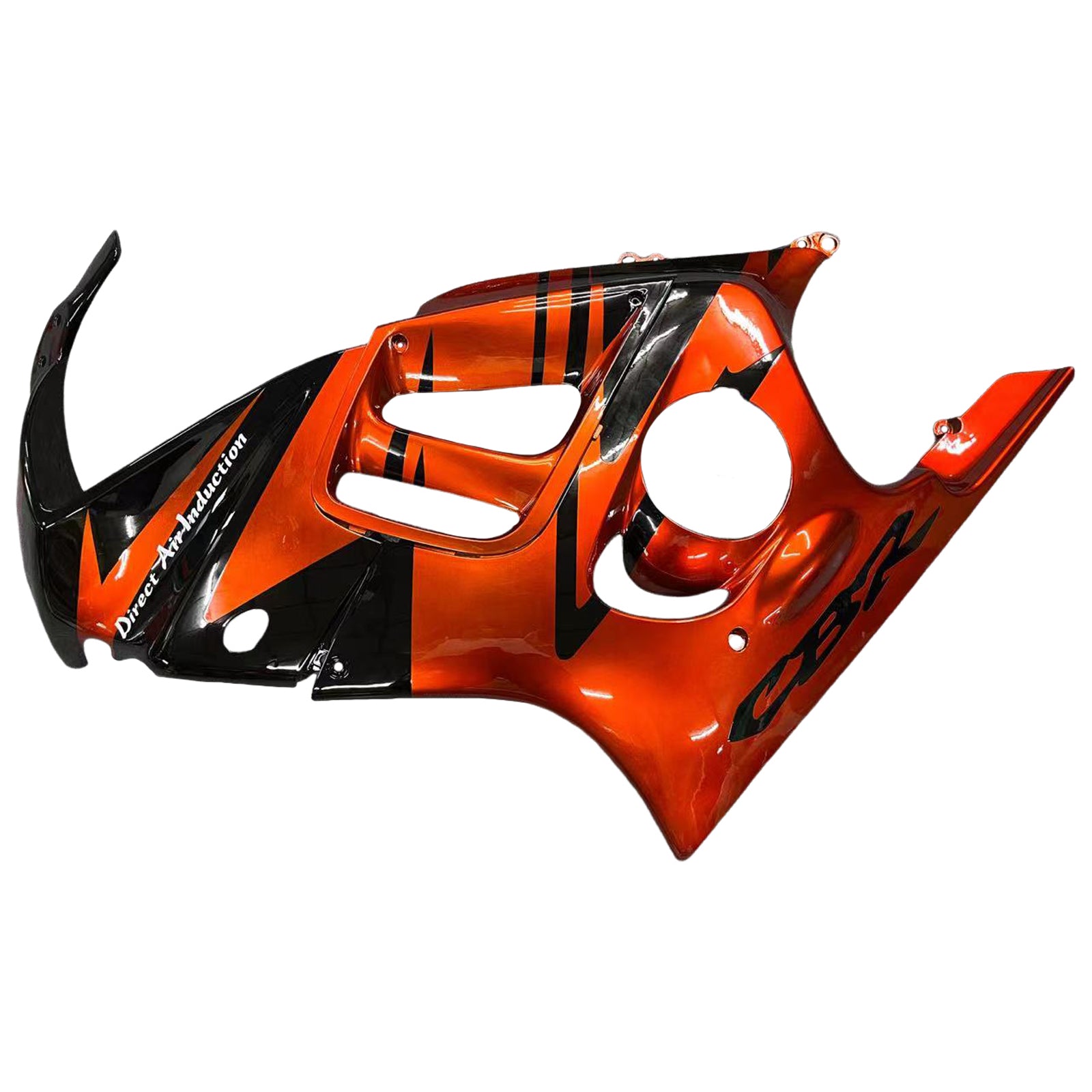 Amotopart 1995-1996 Honda CBR600 F3 Kit de carénage noir et orange foncé