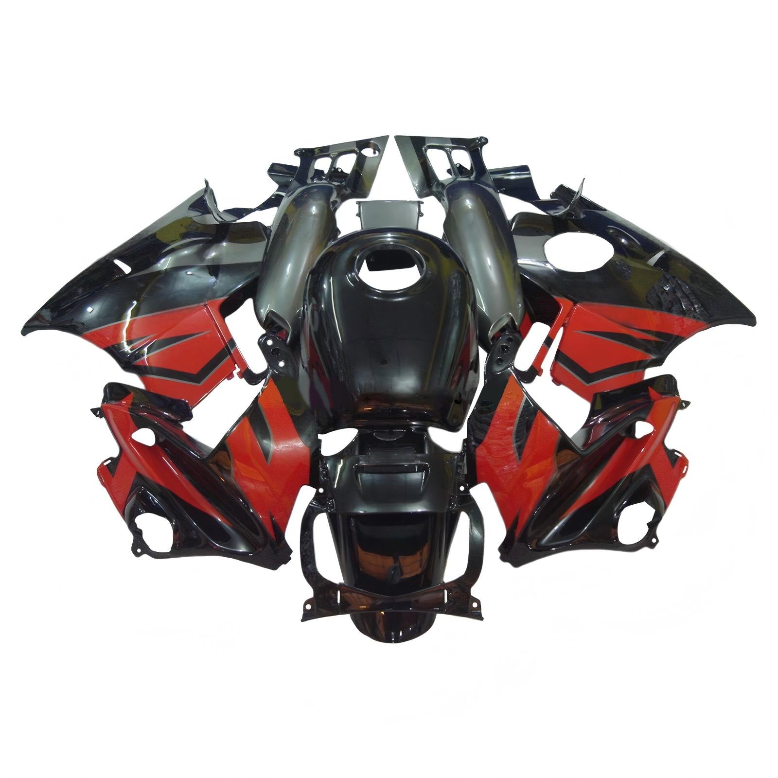 Amotopart 1995-1996 Honda CBR600 F3 Kit de carenado rojo negro