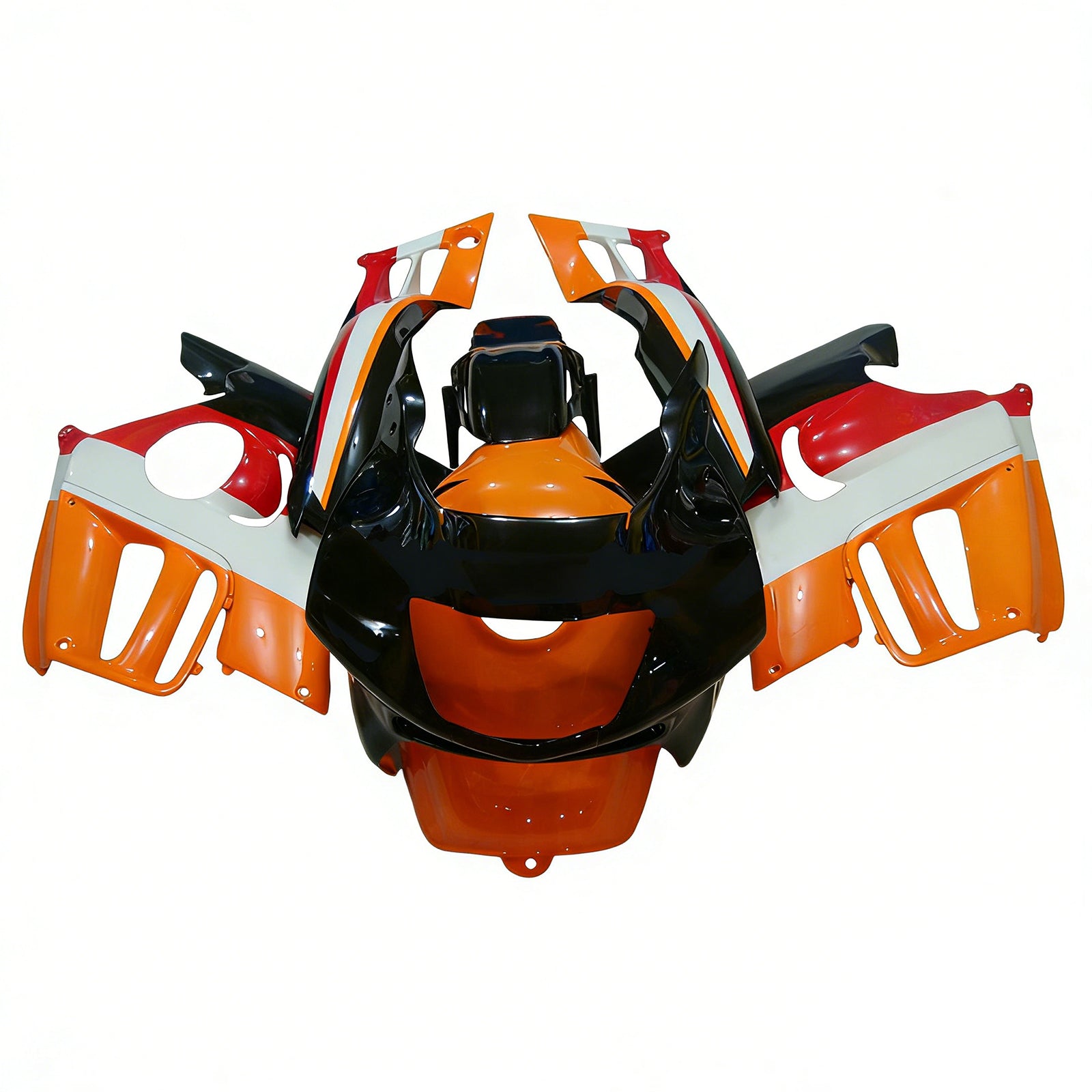 Amotopart 1995-1996 Honda CBR600 F3 Kit de carenado naranja negro
