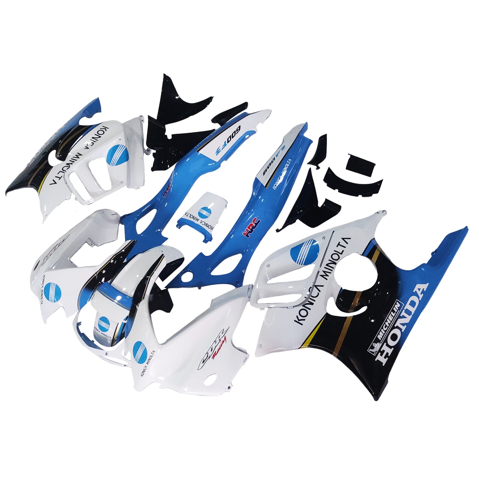 Amotopart 1997-1998 Honda CBR600 F3 Fairing Blue&White Kit