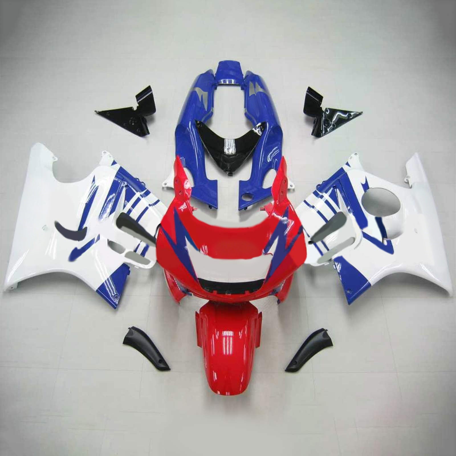 Amotopart 1997-1998 Honda CBR600 F3 Fairing Red&Blue Kit
