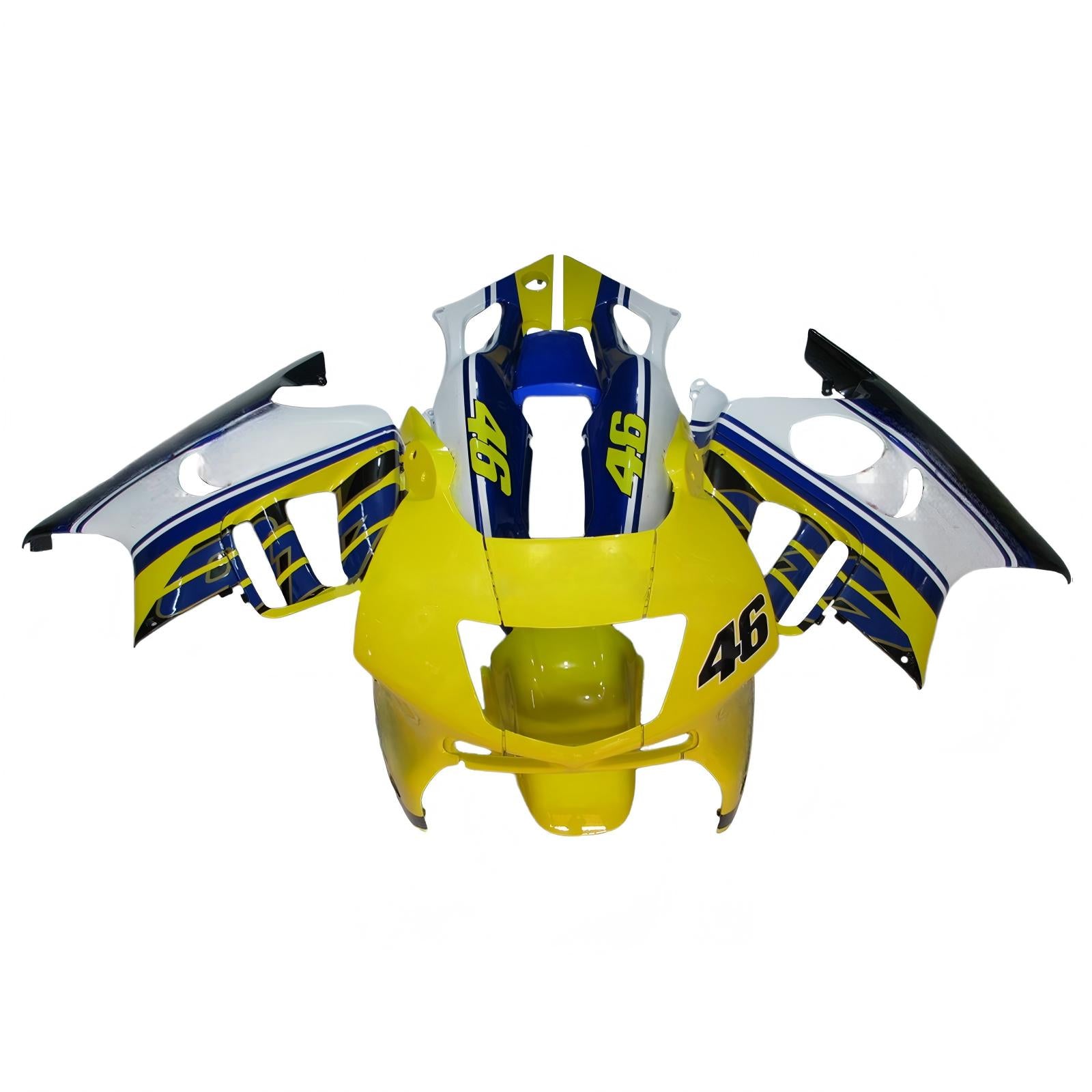 Amotopart 1997-1998 Honda CBR600 F3 Kit de carenado amarillo negro blanco