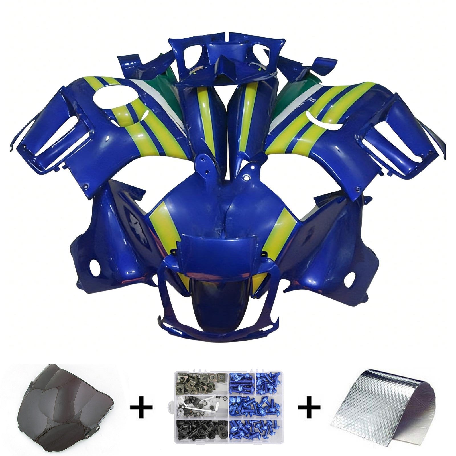 Amotopart 1997–1998 Honda CBR600 F3 Blaues Verkleidungsset