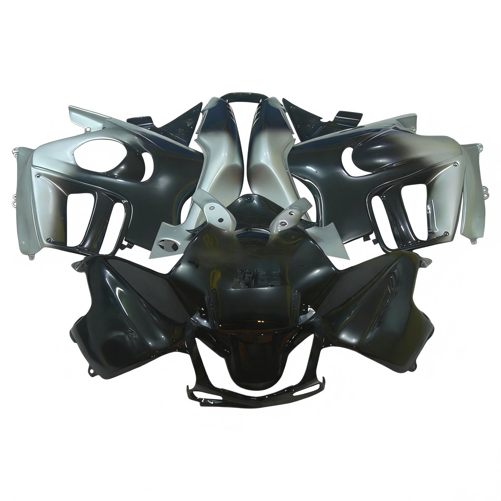 Amotopart 1997-1998 Honda CBR600 F3 Kit de carenado negro gris y estrella
