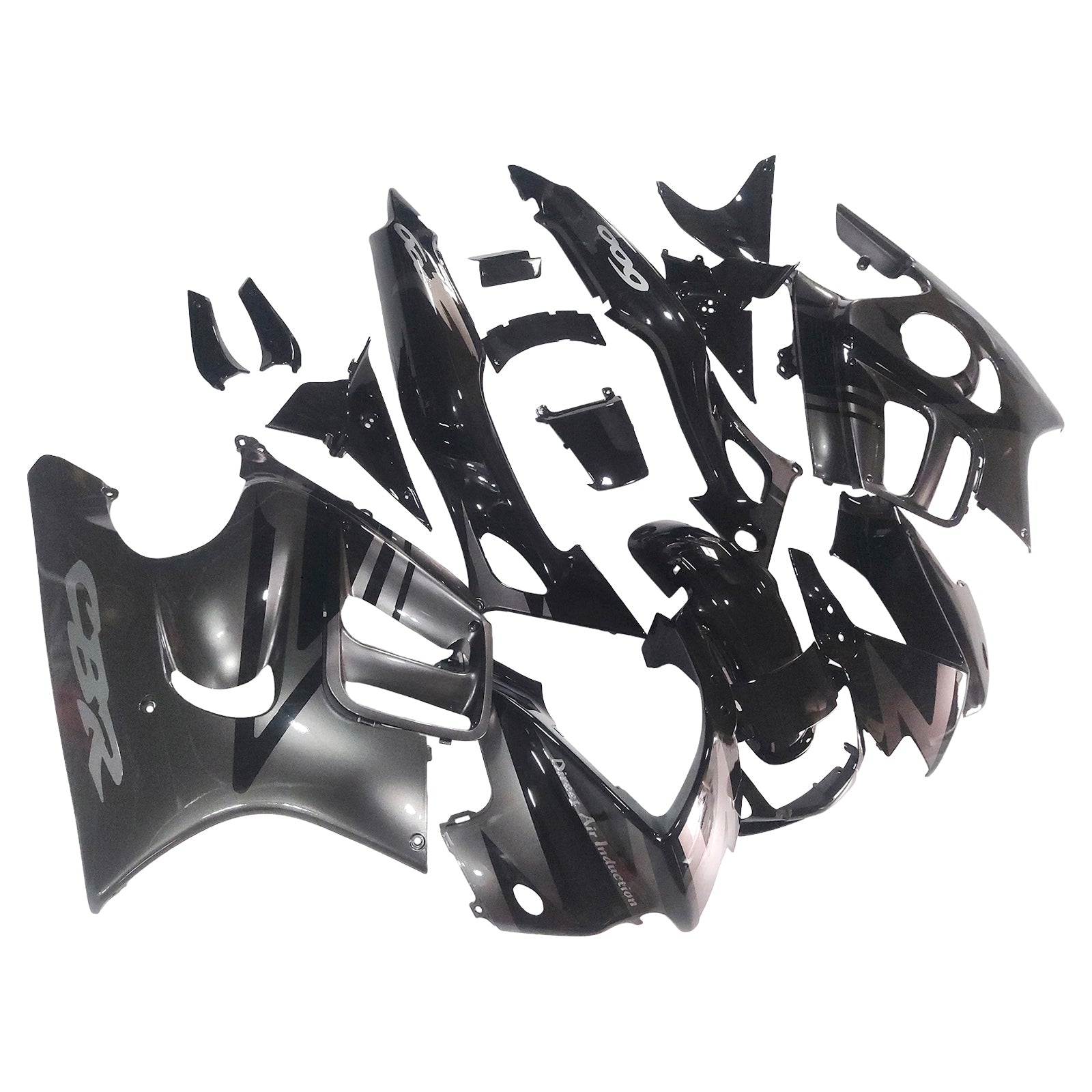 Amotopart 1997-1998 CBR600 F3 Honda Black Grey Fairing Kit