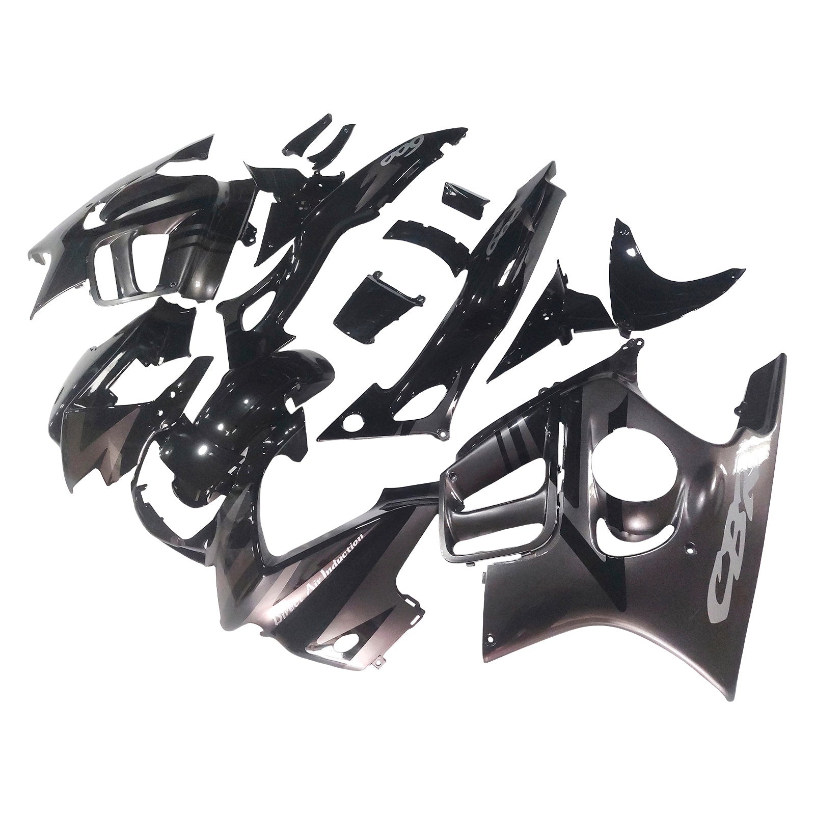 Amotopart 1997-1998 CBR600 F3 Honda Black Grey Fairing Kit