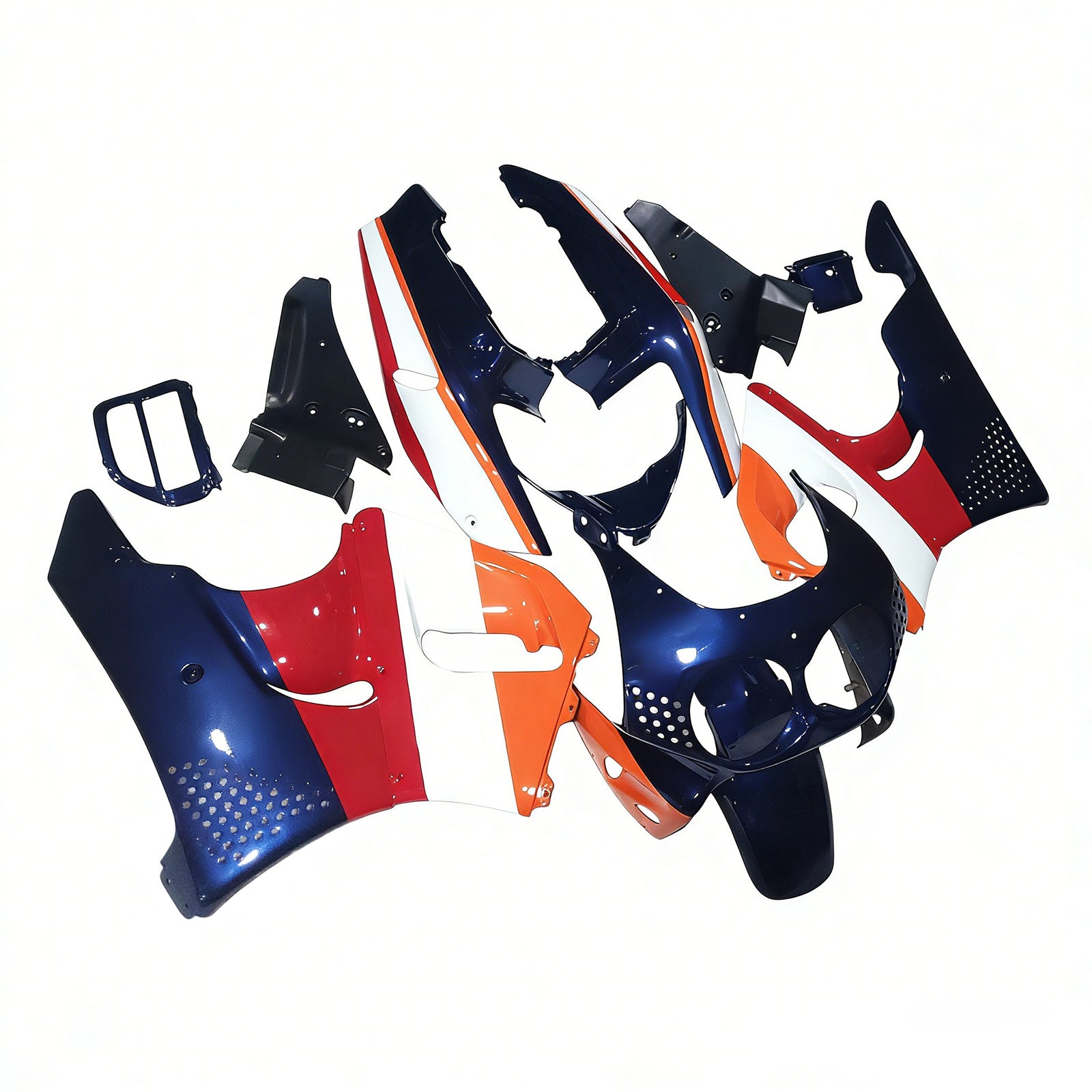 Amotopart 1992-1993 Honda CBR900RR 893 Orange&Red Fairing Kit