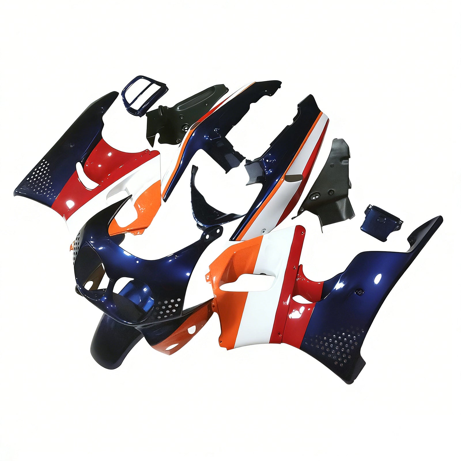 Amotopart 1992-1993 Honda CBR900RR 893 Orange&Red Fairing Kit