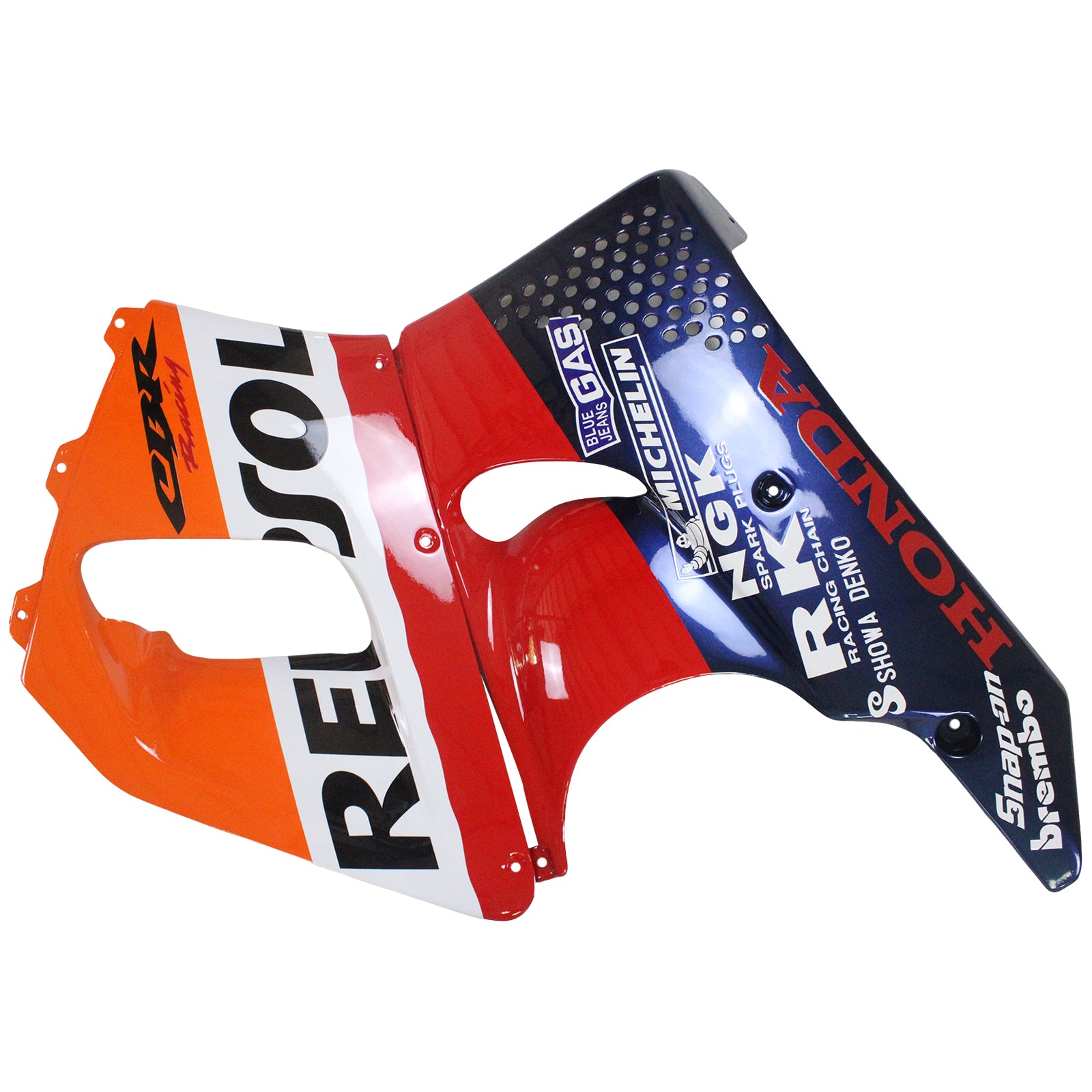 Amotopart 1992-1993 Honda CBR900RR 893 Fairing Orange&Red Repjol Kit