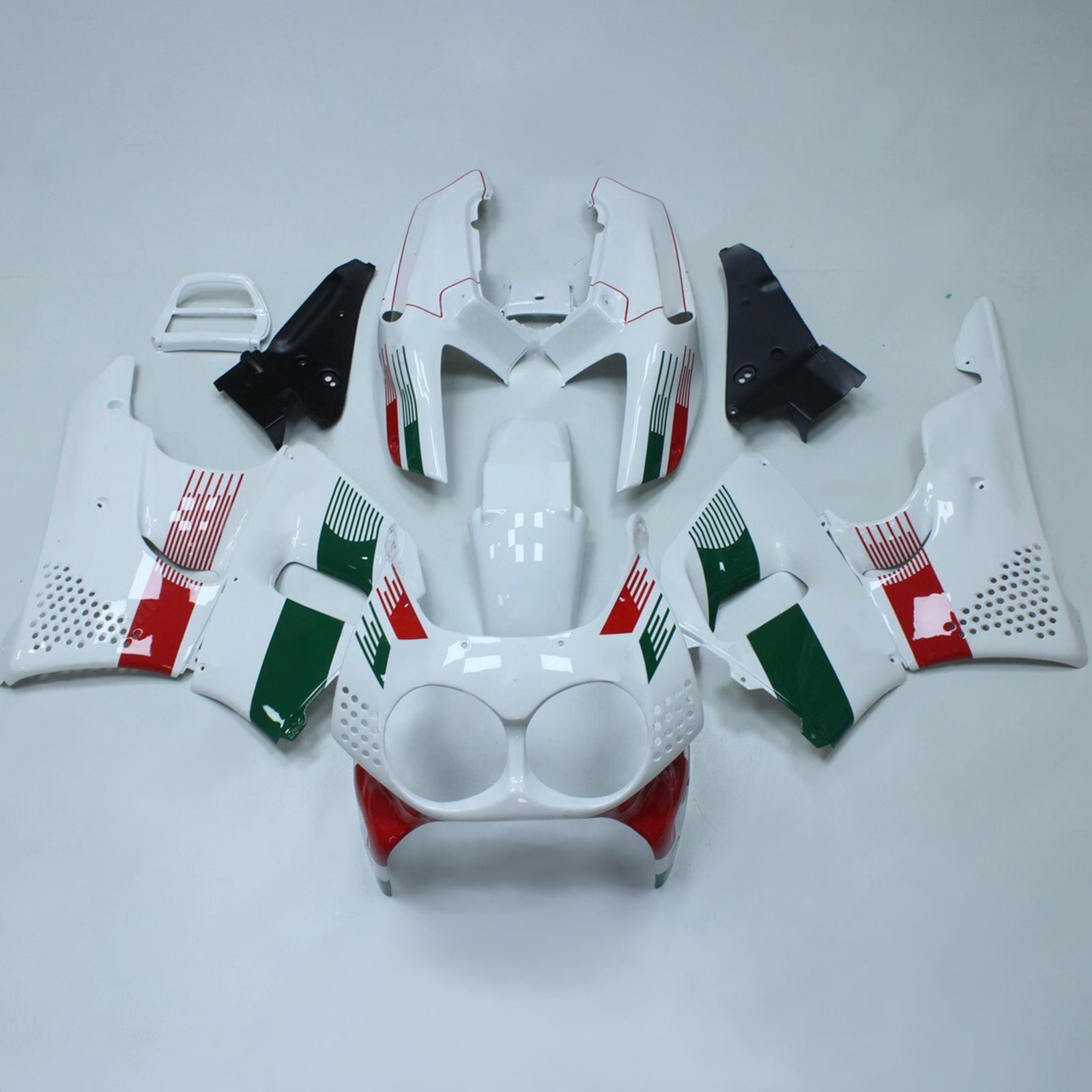 Amotopart 1992-1993 Honda CBR900RR 893 Green&Red Fairing Kit