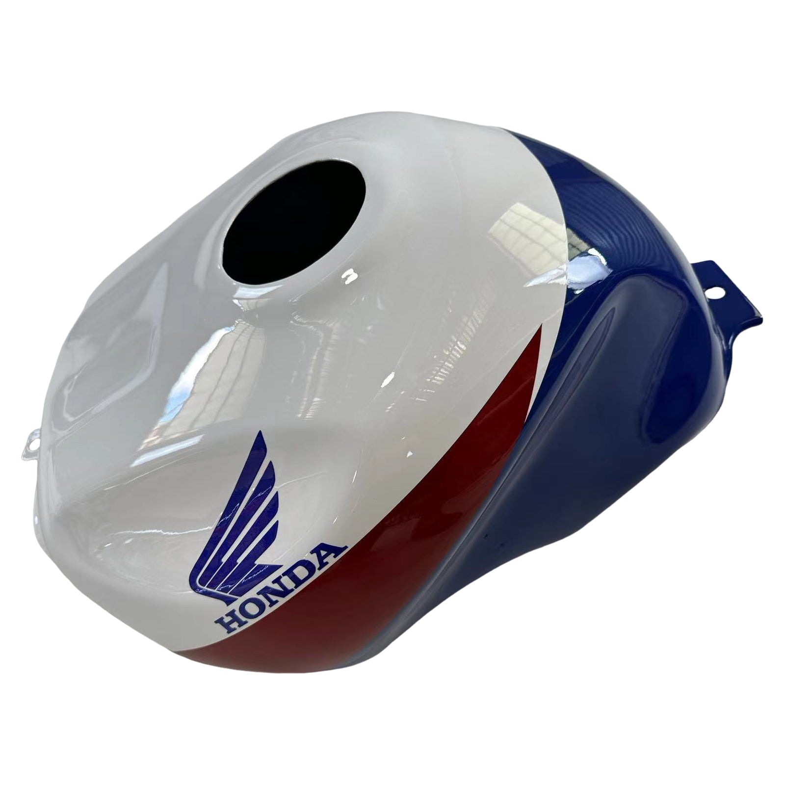 Amotopart 1992-1993 Honda CBR900RR 893 Kit de carenado blanco azul