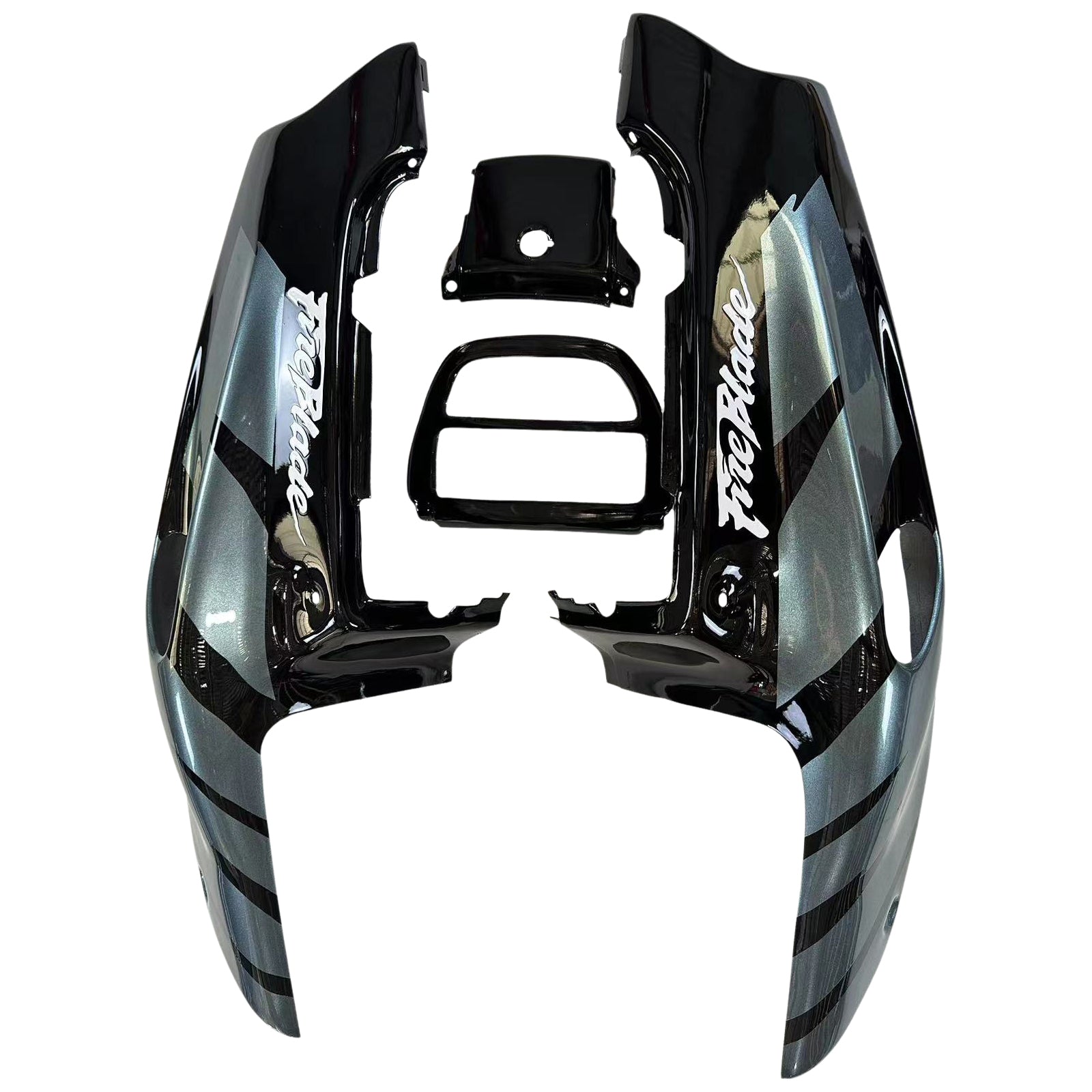 Amotopart 1992-1993 Honda CBR900RR 893 Fairing Black&Grey Kit