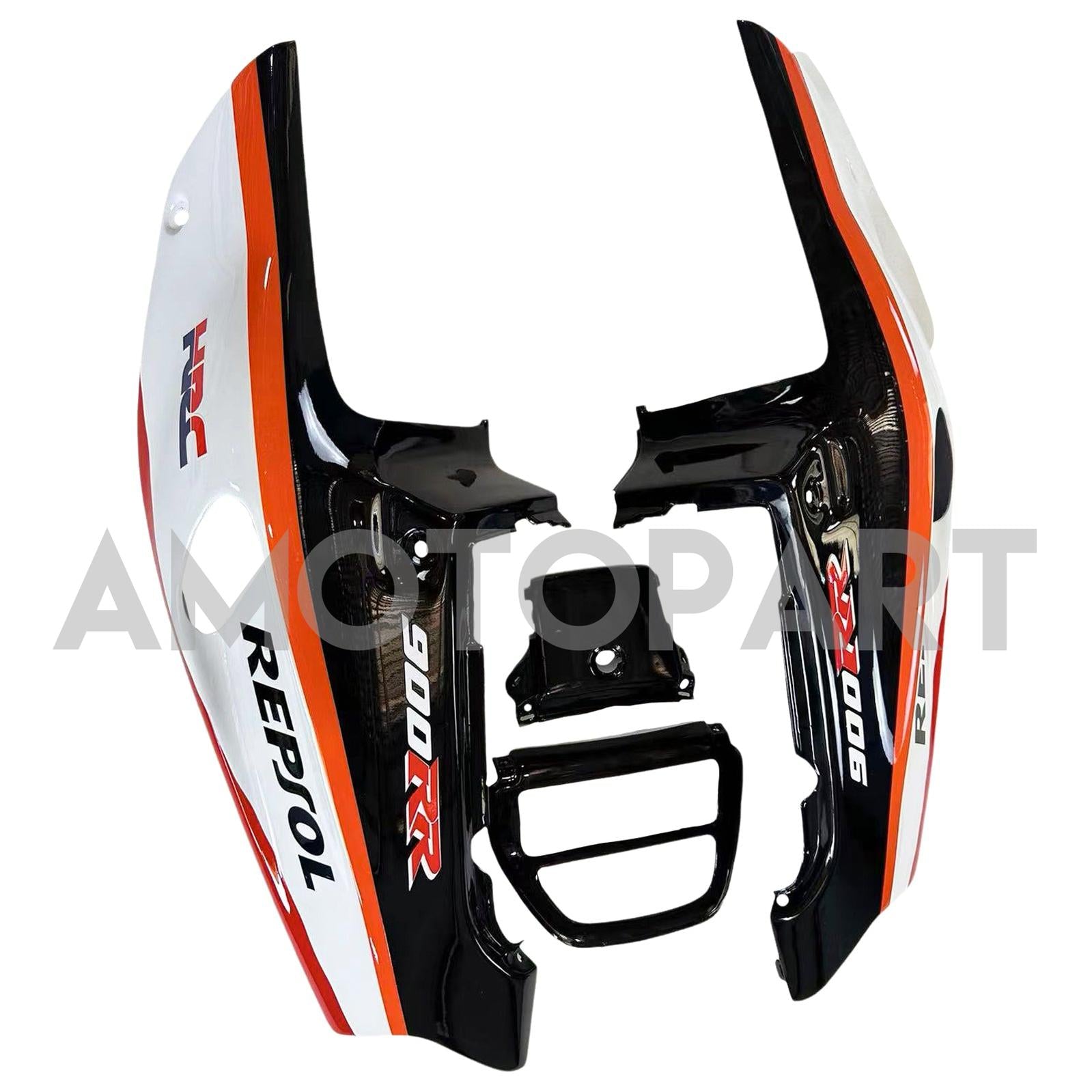 Amotopart 1992-1993 Honda CBR900RR 893 Fairing Red&Orange Repjol Kit