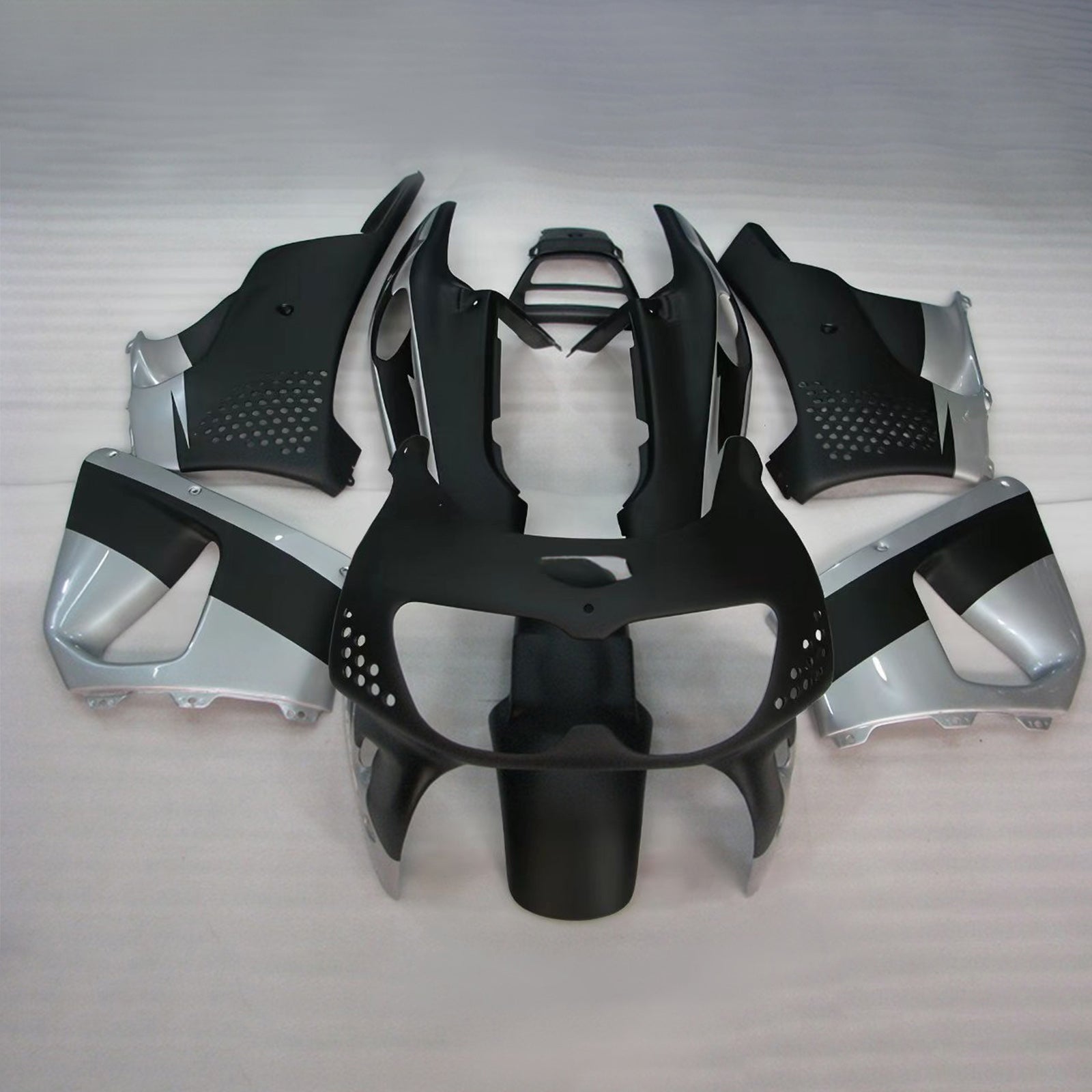 Amotopart 1994-1995 Honda CBR900RR 893 Carena Grigio&Nero Repjol Kit
