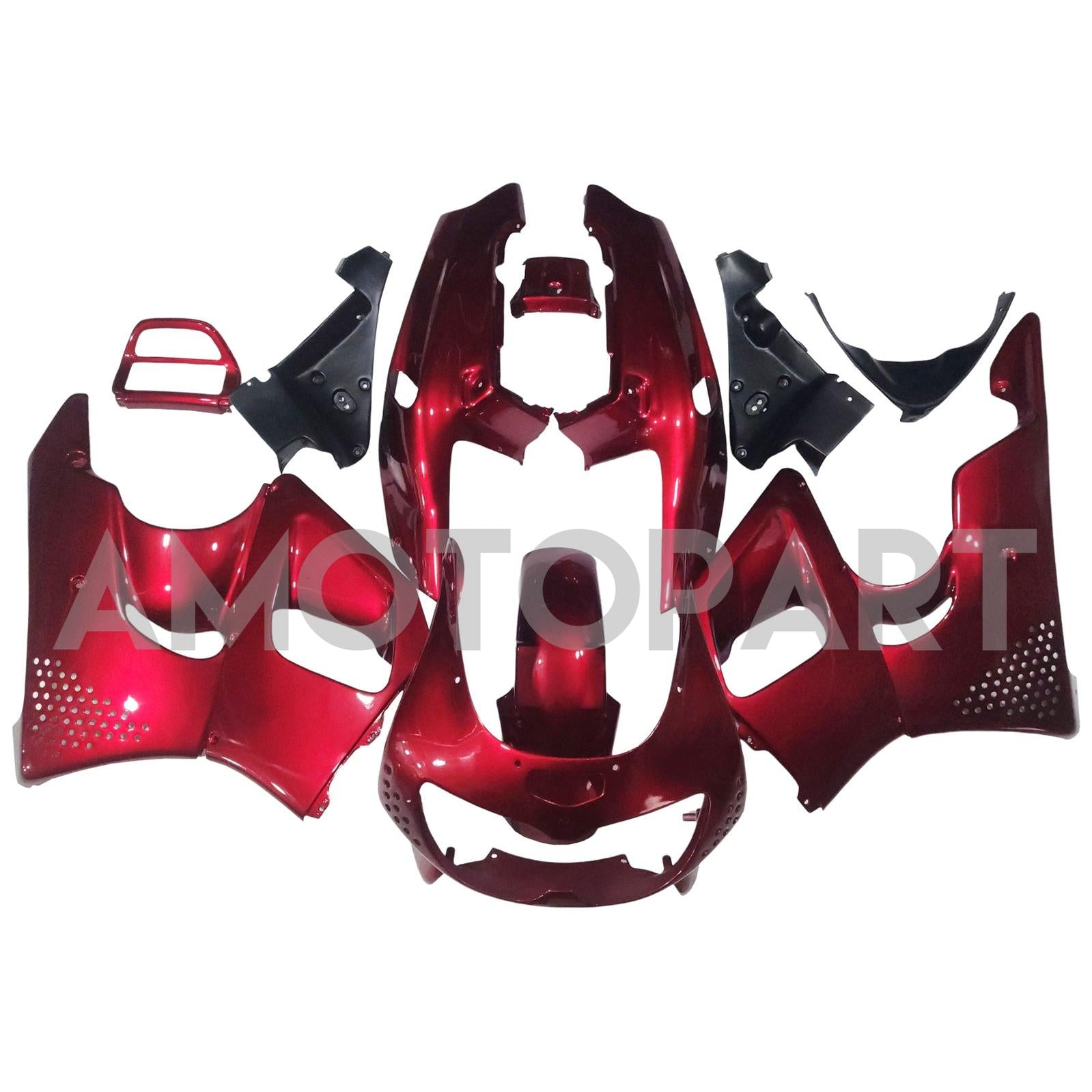 Amotopart 1994-1995 Honda CBR900RR 893 Fairing Dark Red Kit