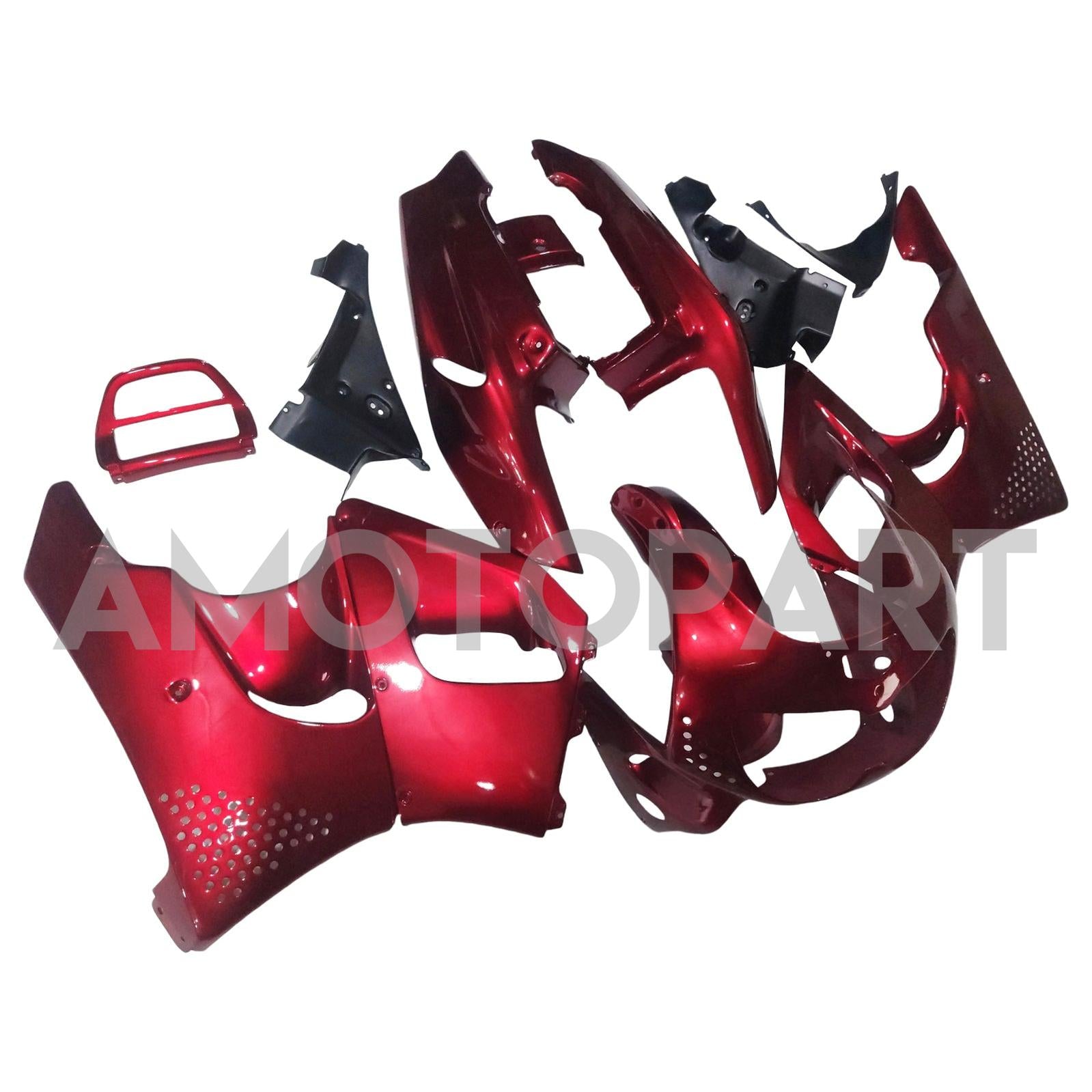 Amotopart 1994-1995 Honda CBR900RR 893 Fairing Dark Red Kit
