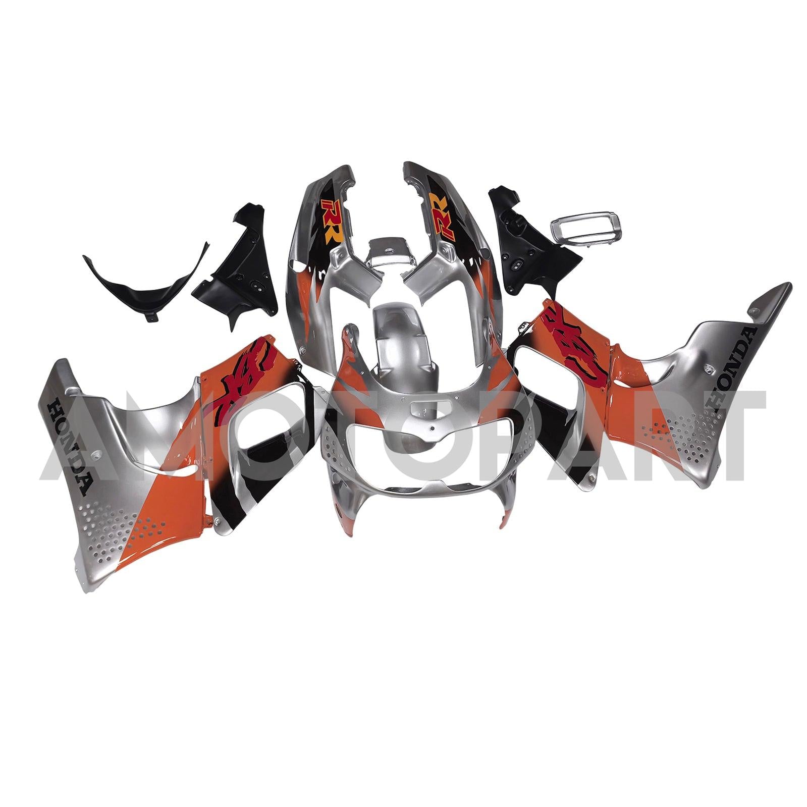 Amotopart 1994-1995 Honda CBR900RR Silver Fairing Kit