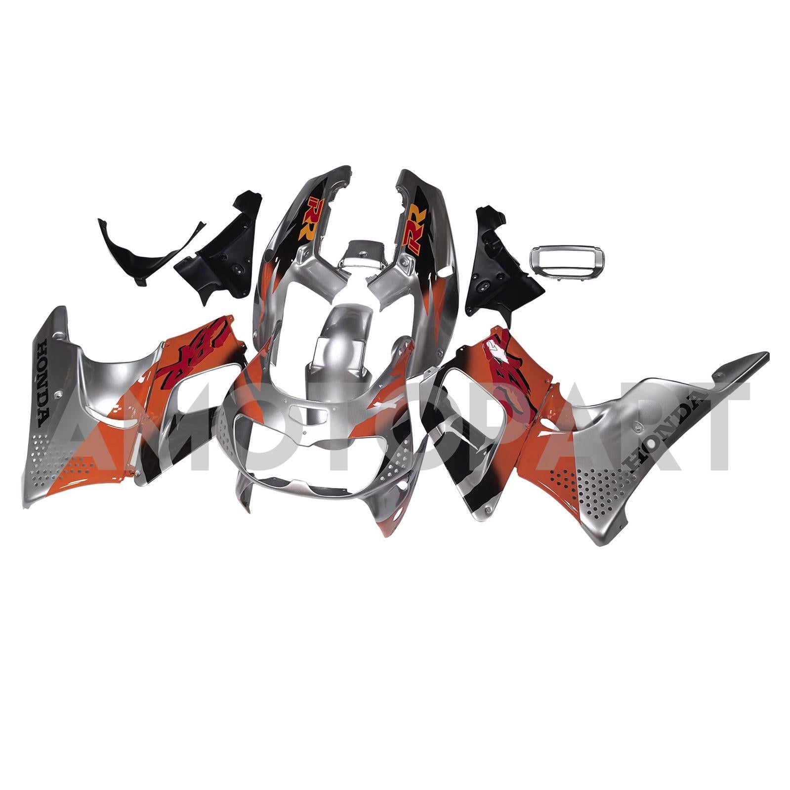 Amotopart 1994-1995 Honda CBR900RR Silver Fairing Kit