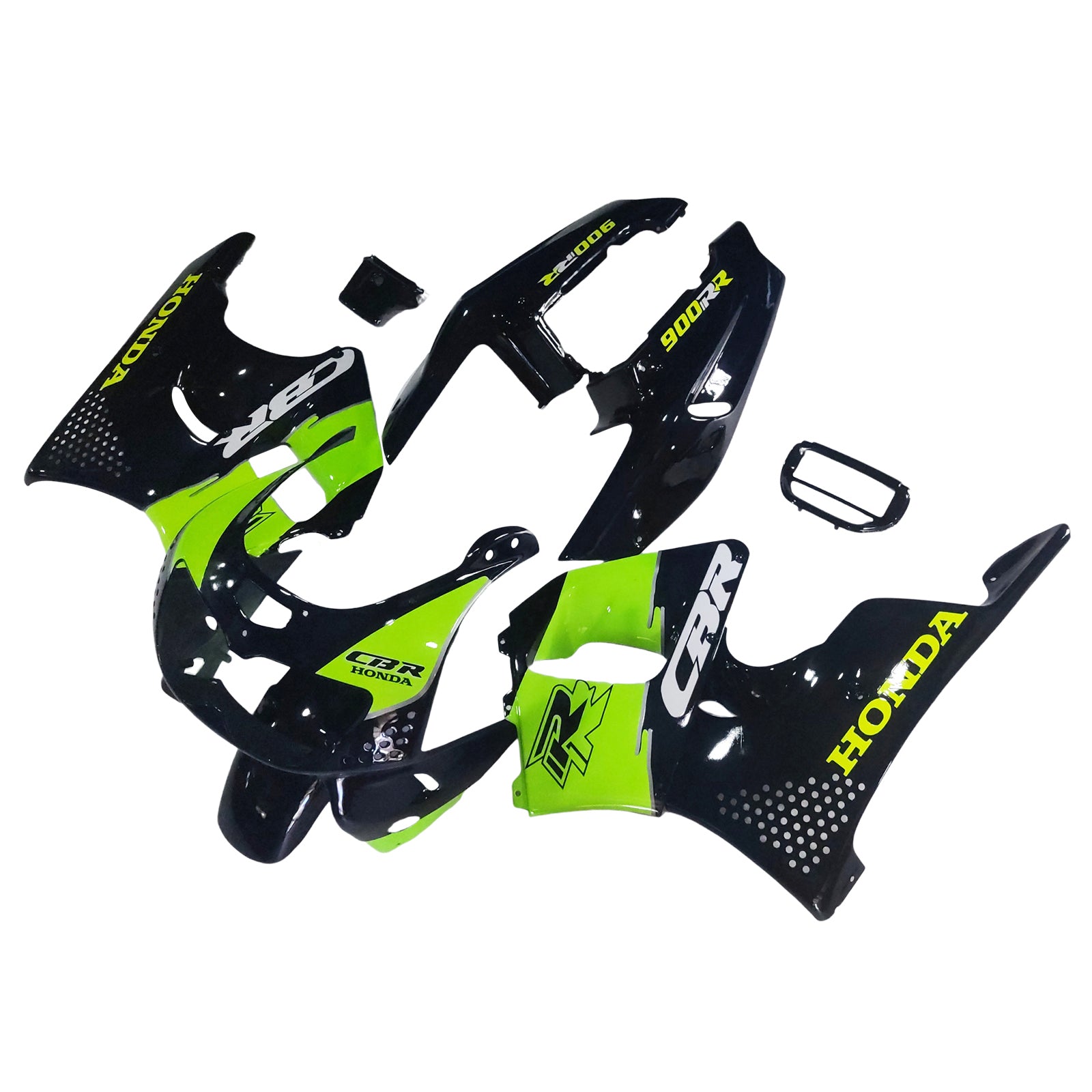 Amotopart 1994-1995 ホンダ CBR900RR 893 フェアリング ブルー&グリーン キット