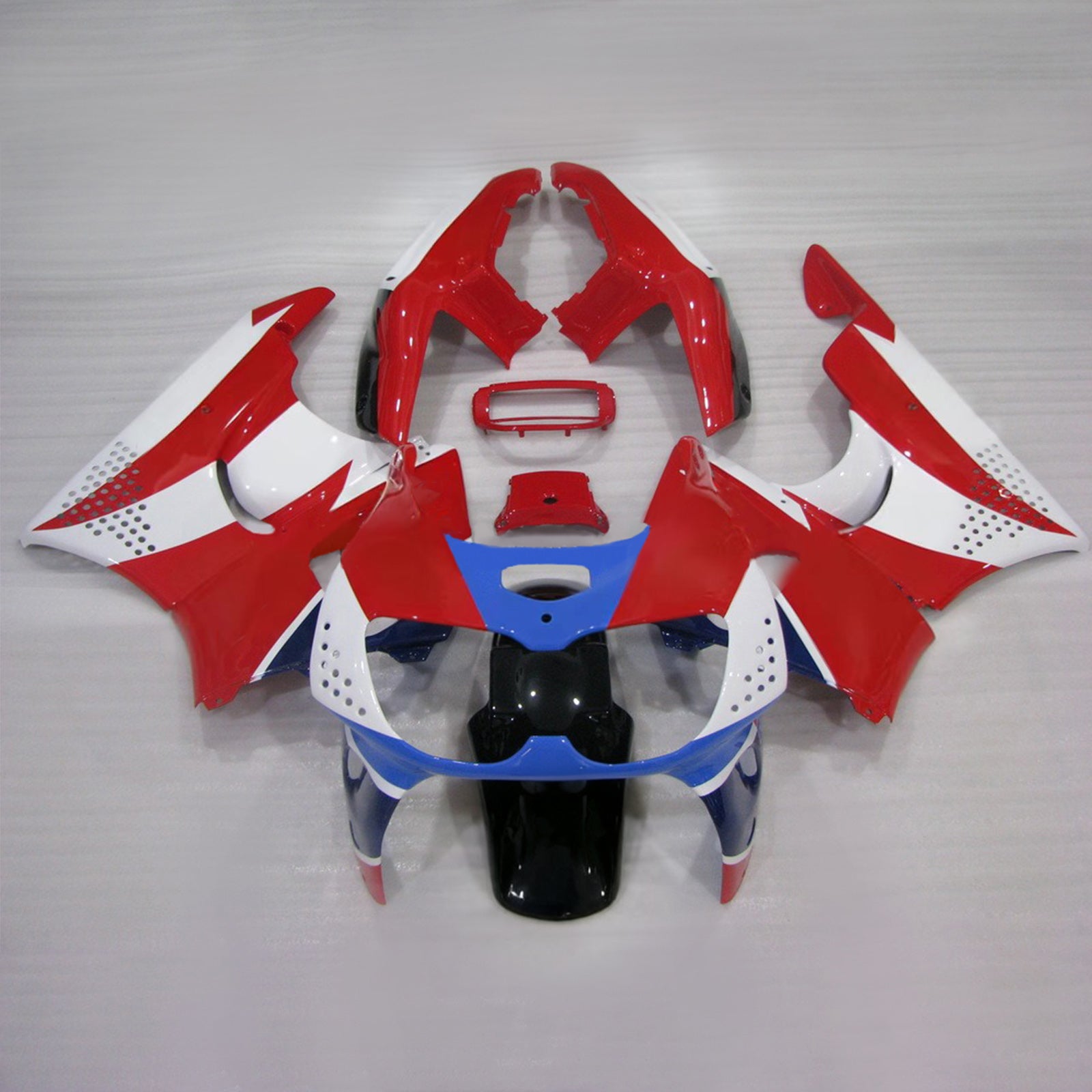 Amotopart 1994-1995 Honda CBR900RR 893 Carena Rosso&Blu Style3 Kit