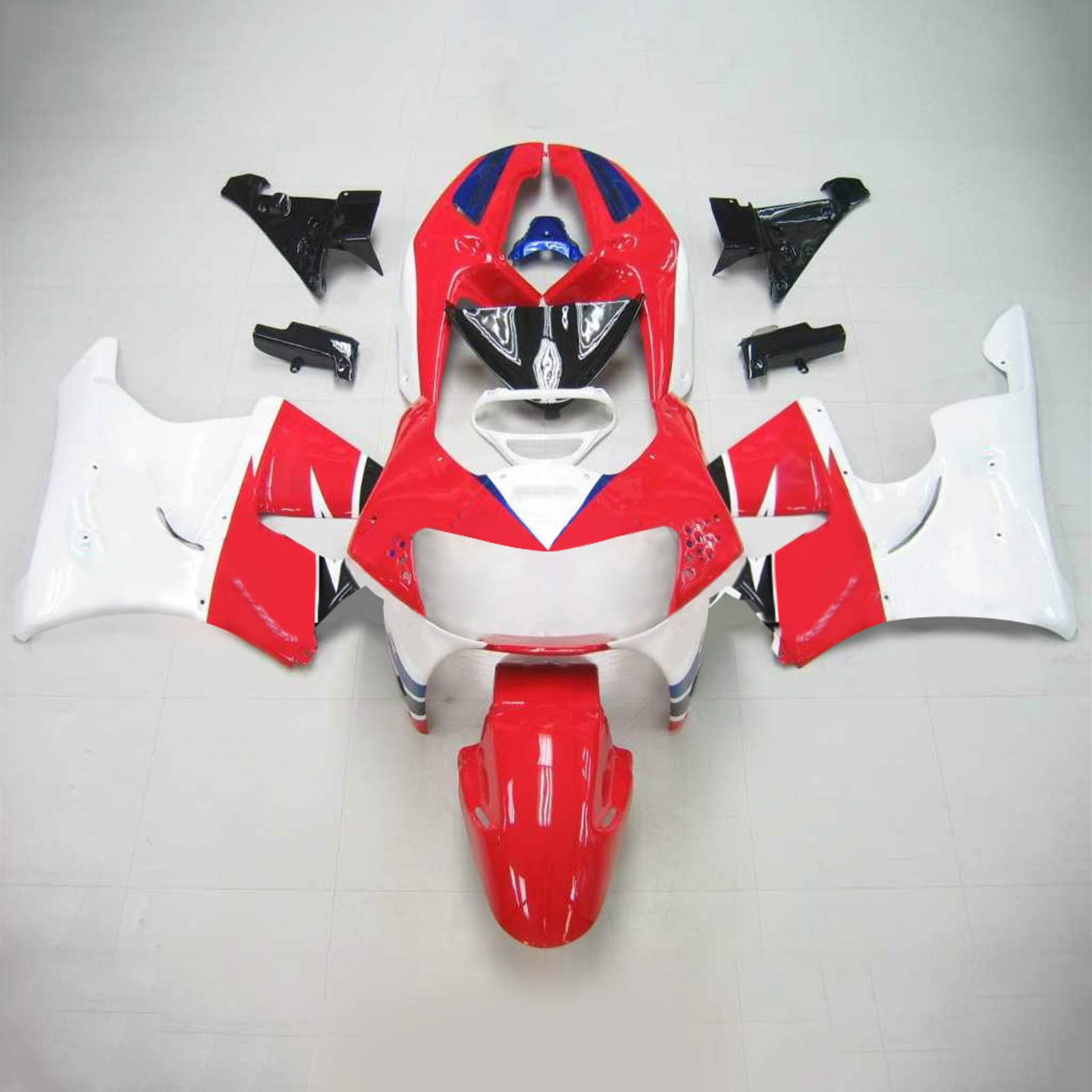Amotopart 1998-1999 Honda CBR900RR 919  Fairing White&Red Kit