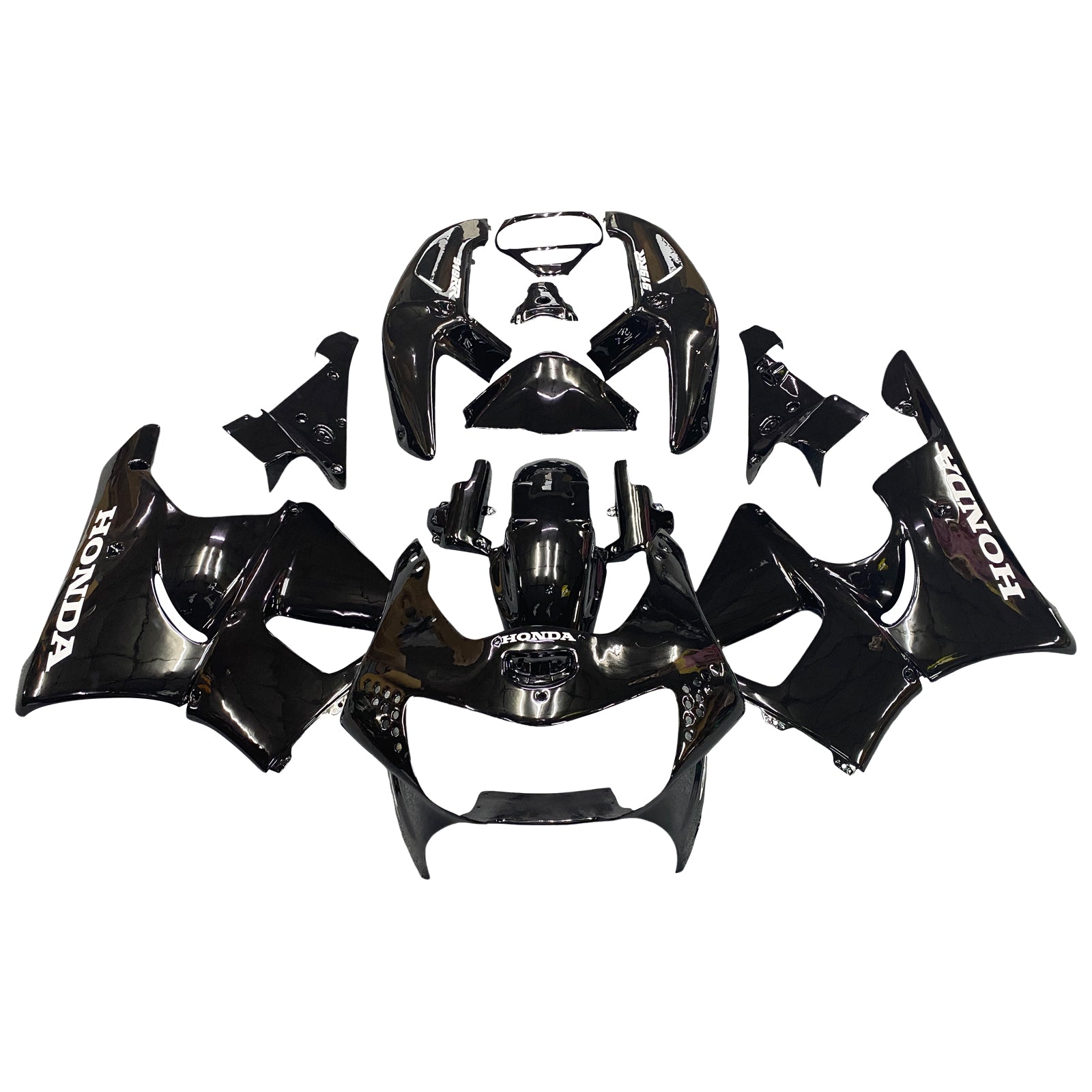 Amotopart 1998-1999 Honda CBR900RR 919 Fairing Black Kit