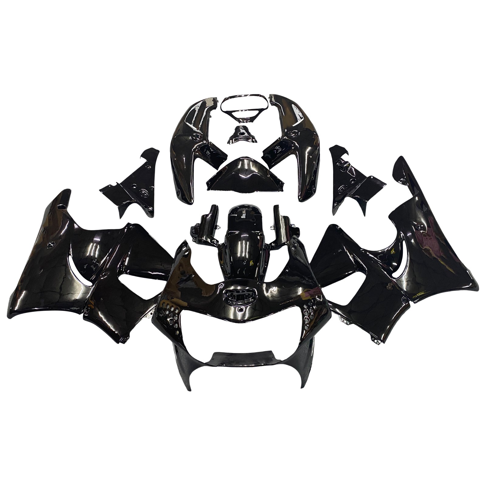 Amotopart 1998-1999 Honda CBR900RR 919 FAIRICE BLACK KIT