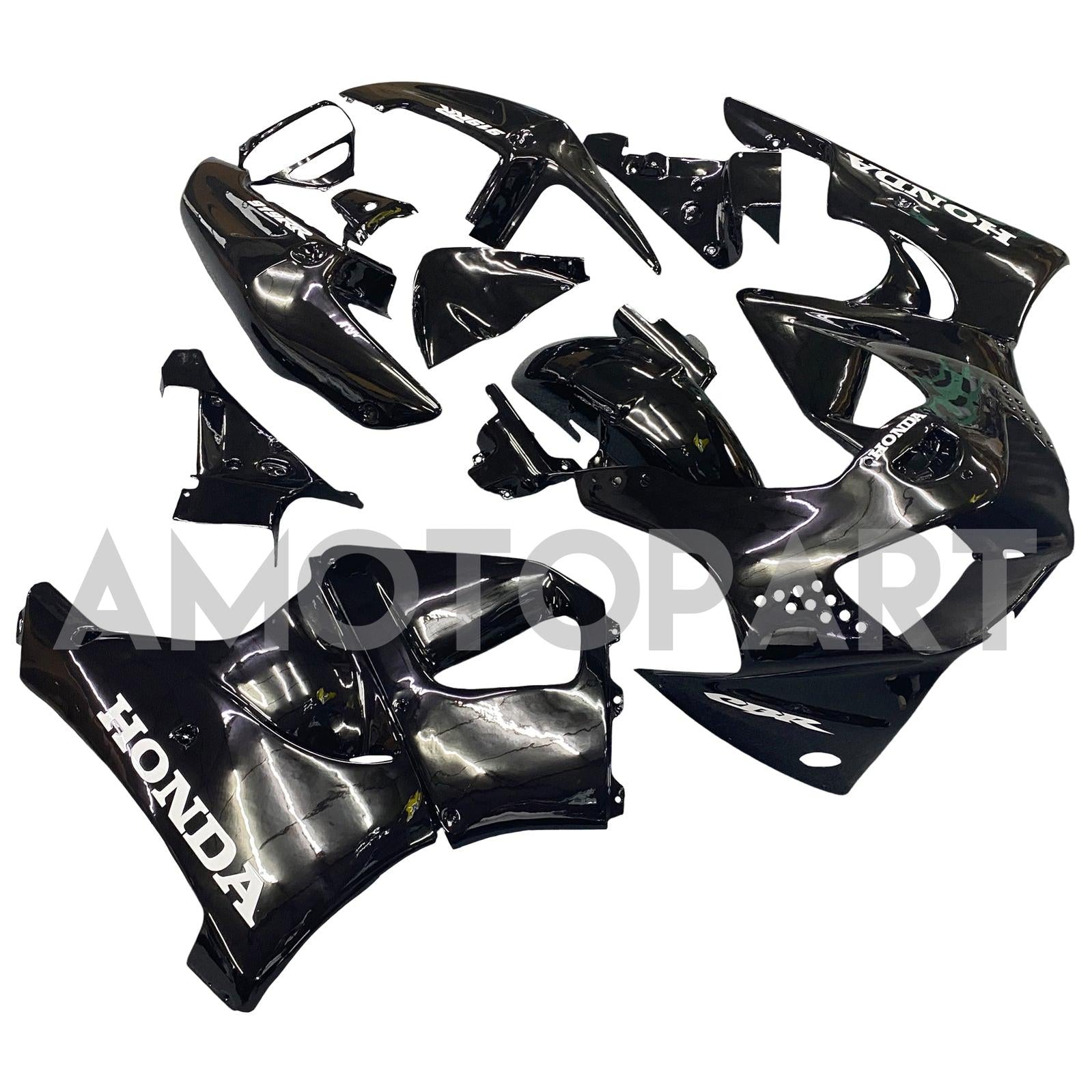 Amotopart 1998-1999 Honda CBR900RR 919 Fairing Black Kit