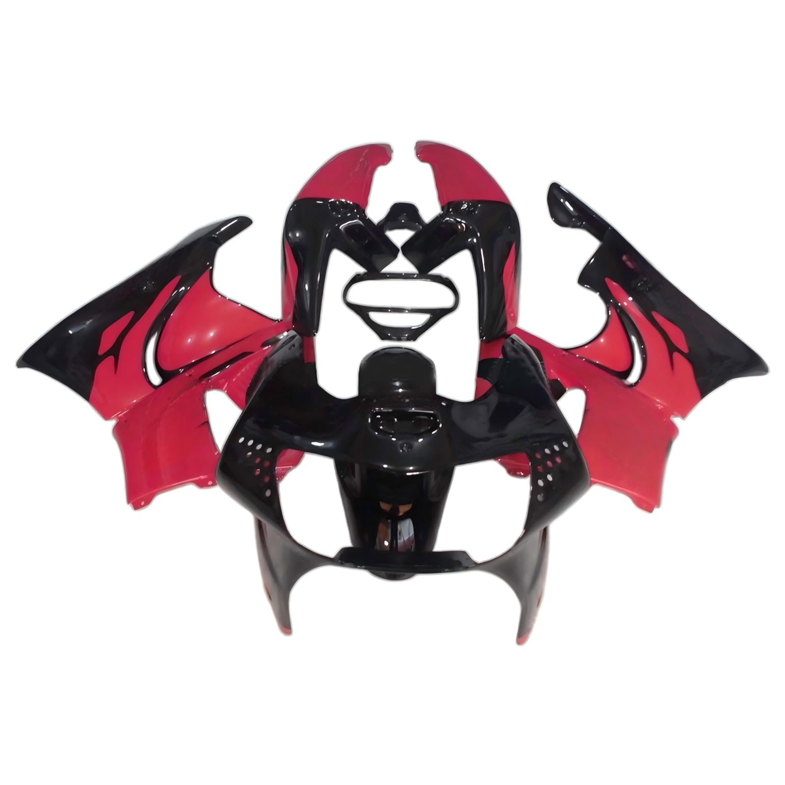 Amotopart 1998–1999 Honda CBR900RR 919 Schwarz-Rot-Verkleidungsset