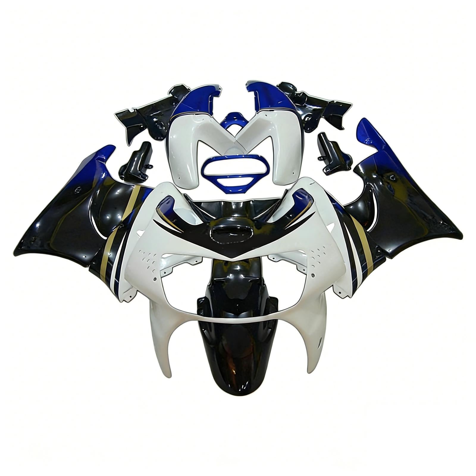 Amotopart 1998-1999 Honda CBR900RR 919 Black White Fairing Kit