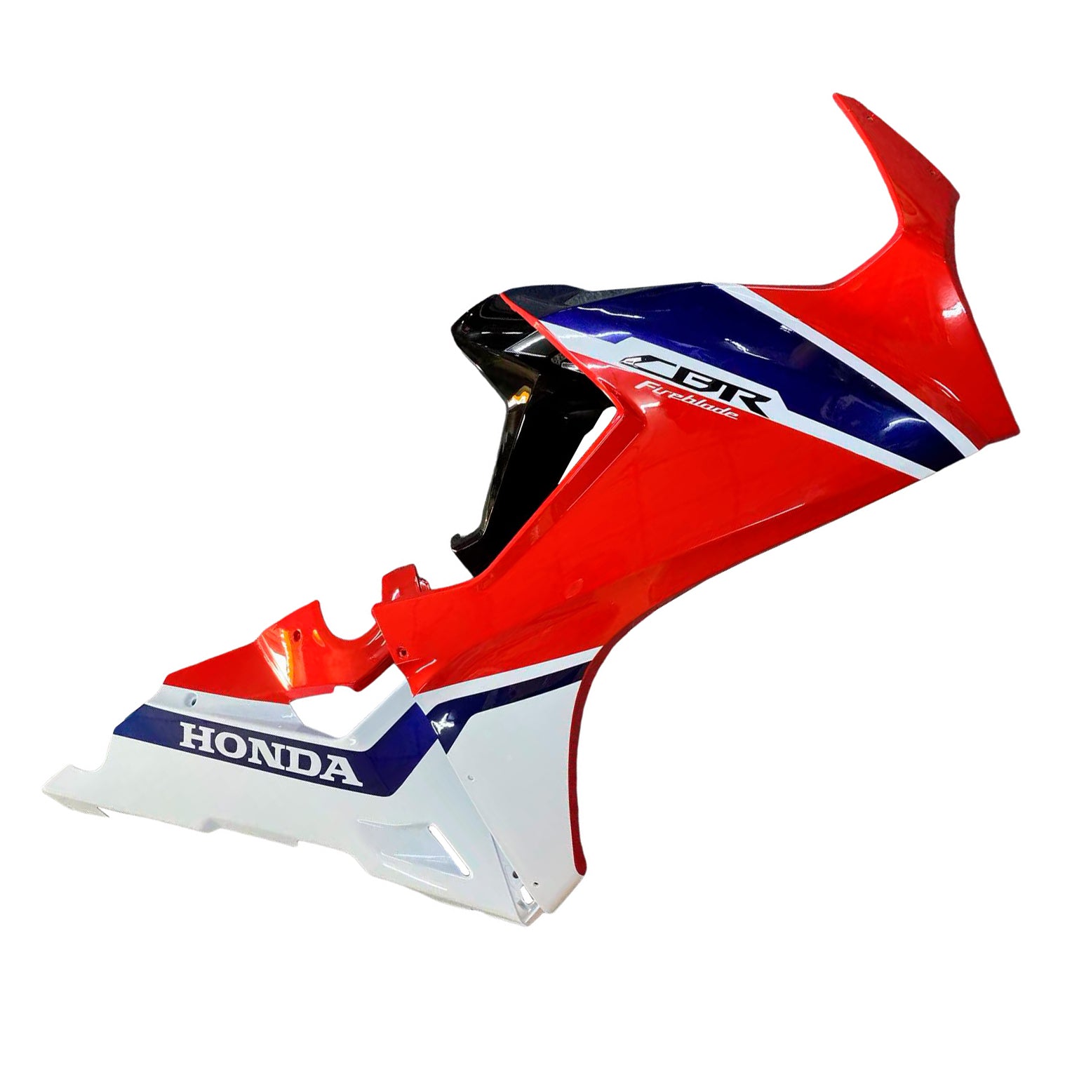 Carénage Amotopart Honda CBR1000RR 2017-2025 Rouge&Kit Style7 blanc